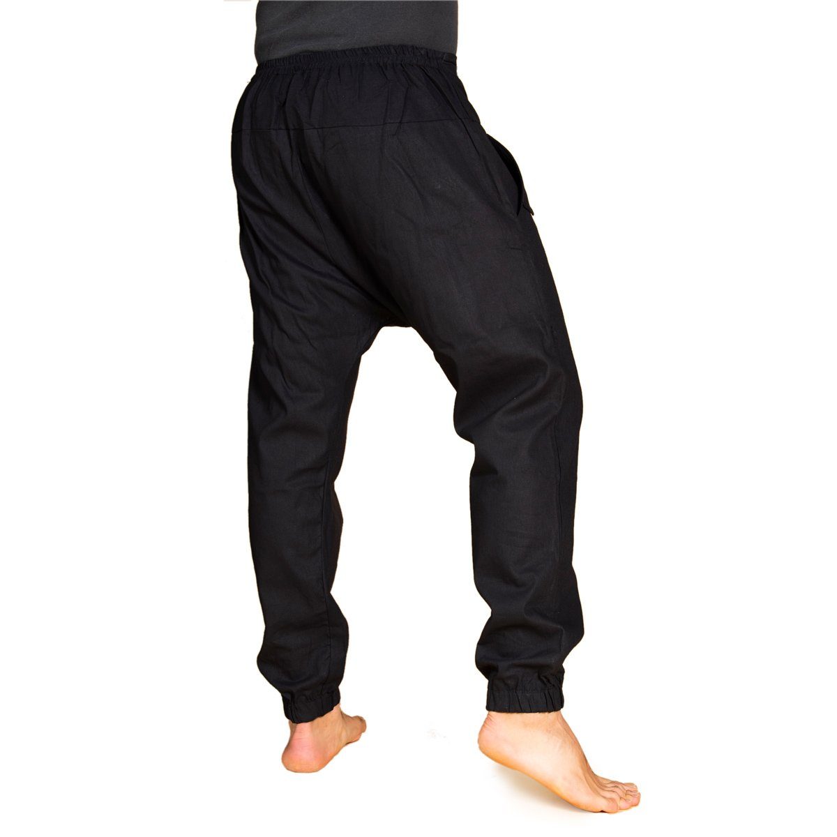 PANASIAM Haremshose Yogipants Typ3 Baggy Haremshose aus weicher Baumwolle bequeme Yogahose Unisex Freizeithose für Damen und Herren