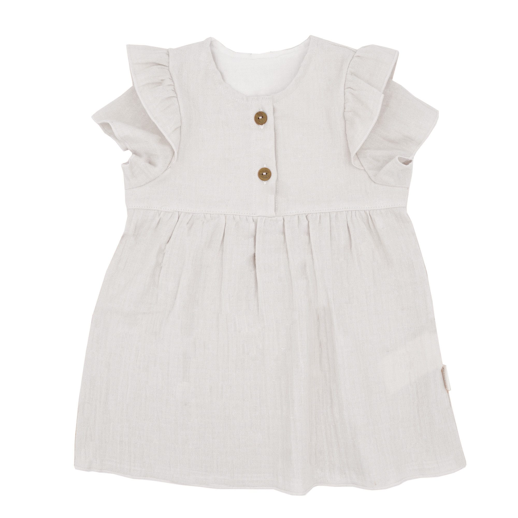 MAXIMO Sommerkleid GOTS BABY GIRL-Kleid, Kurzarm Musselin, Futter (1-tlg)