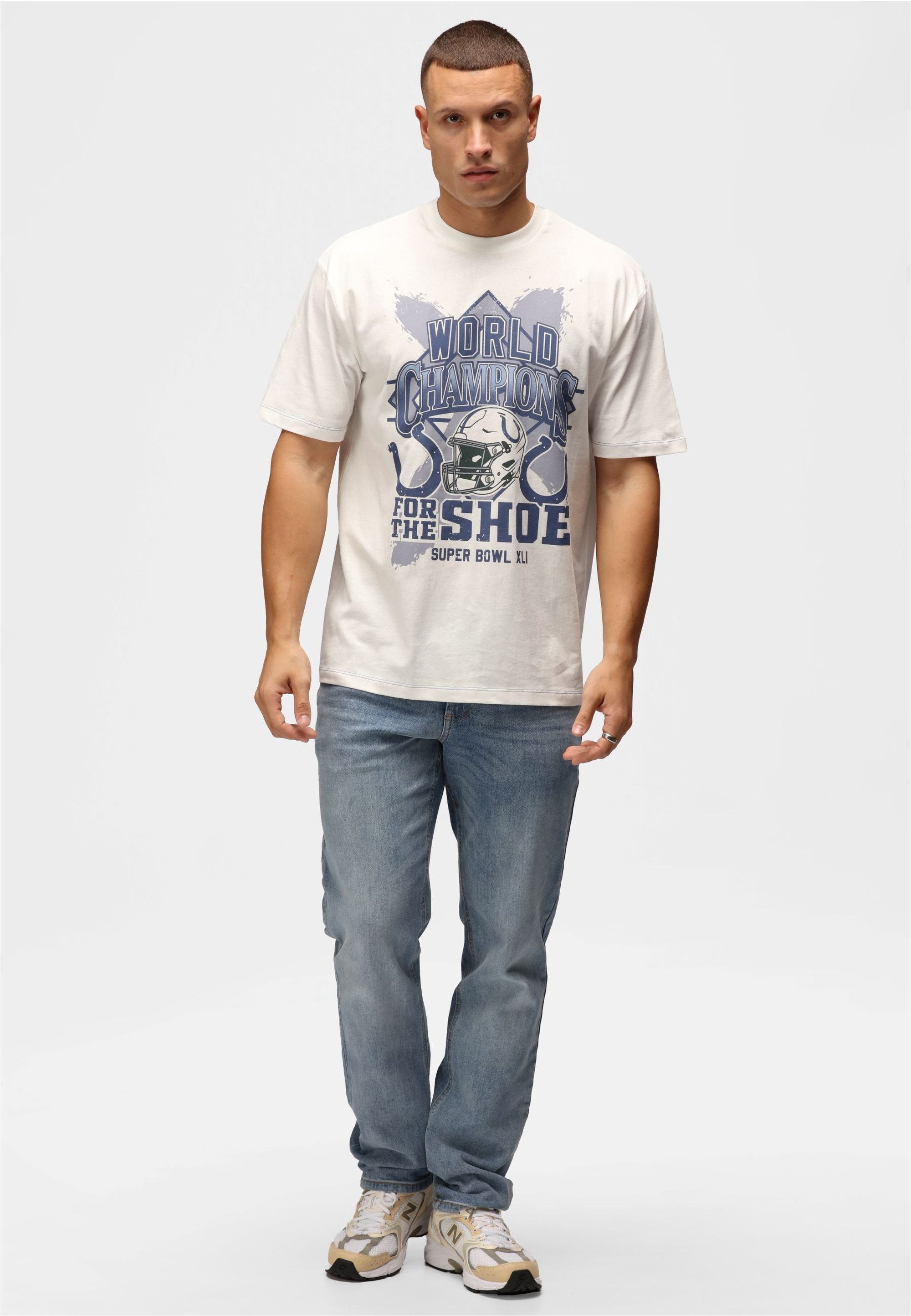 Recovered T-Shirt NFL Colts World Champs (1-tlg) für alle Indianapolis Colts-Fans