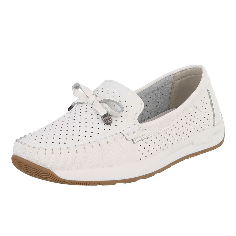 Ital-Design Komfortabler Slipper mit durchlochten Details für Damen Slipper günstig online kaufen