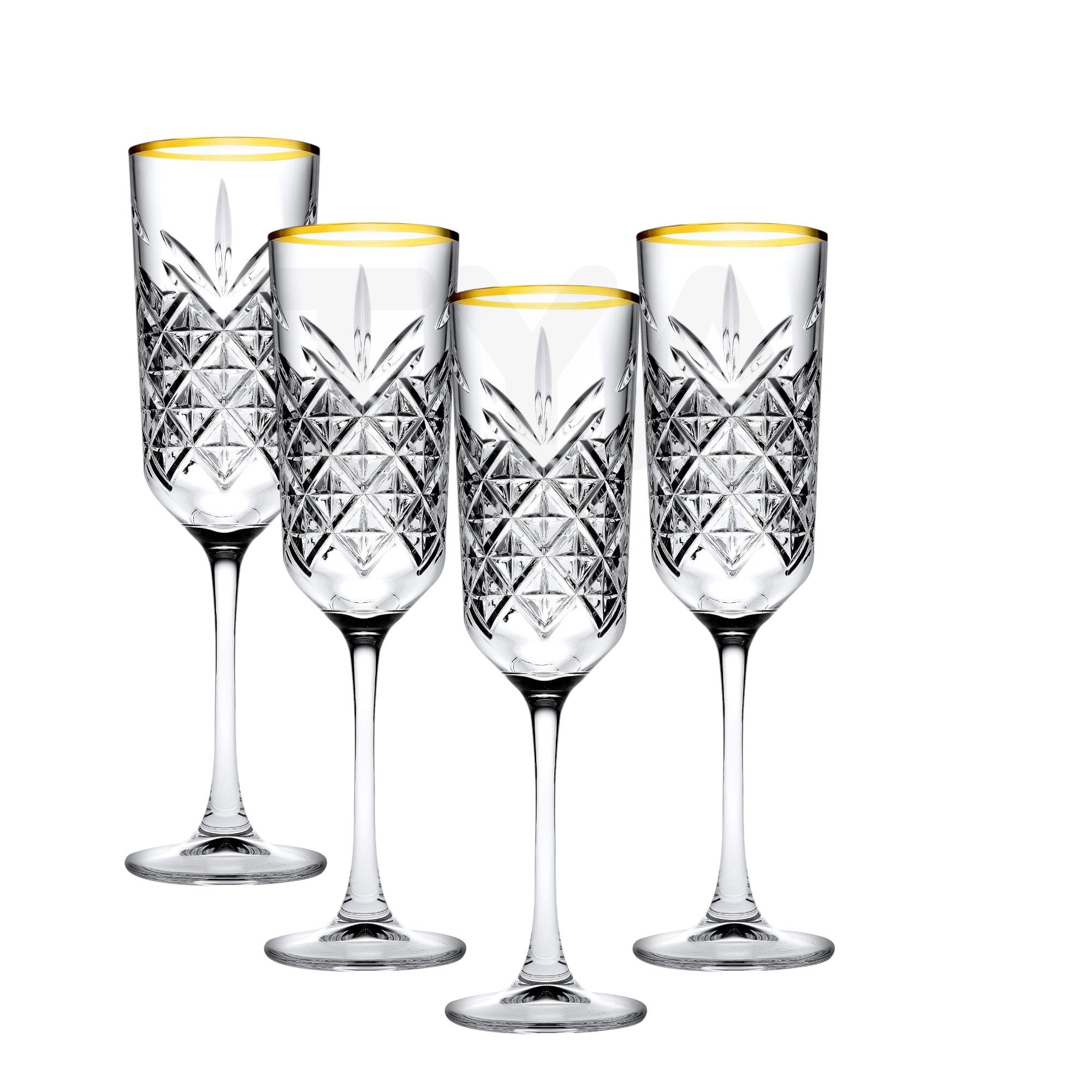 Sektglas Timeless Champagner- und Sektgläser Golden Touch, Party, Cocktail