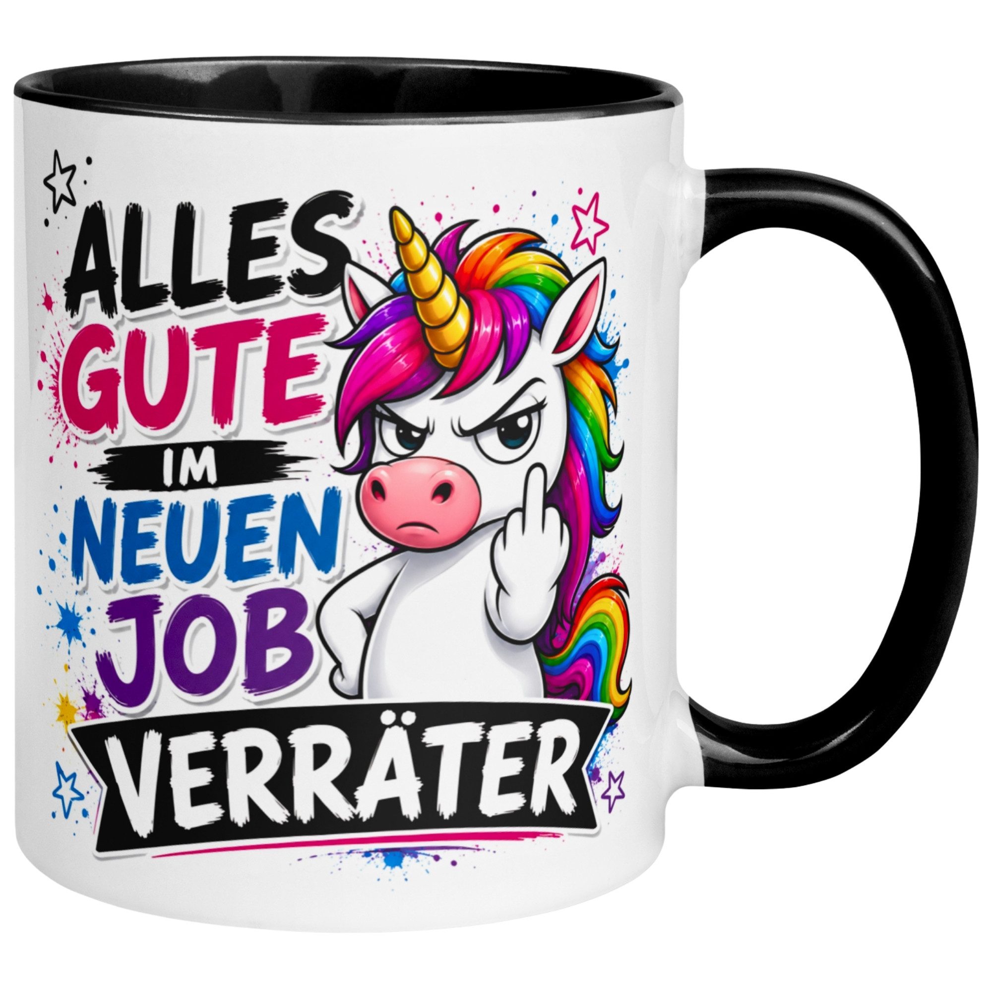 Momentals Tasse Abschied – „Alles gute für deinen neuen Job Verräter“ – Kollegen, Gratis Versand · Links-&Rechtshänder · Spülmaschinenfest