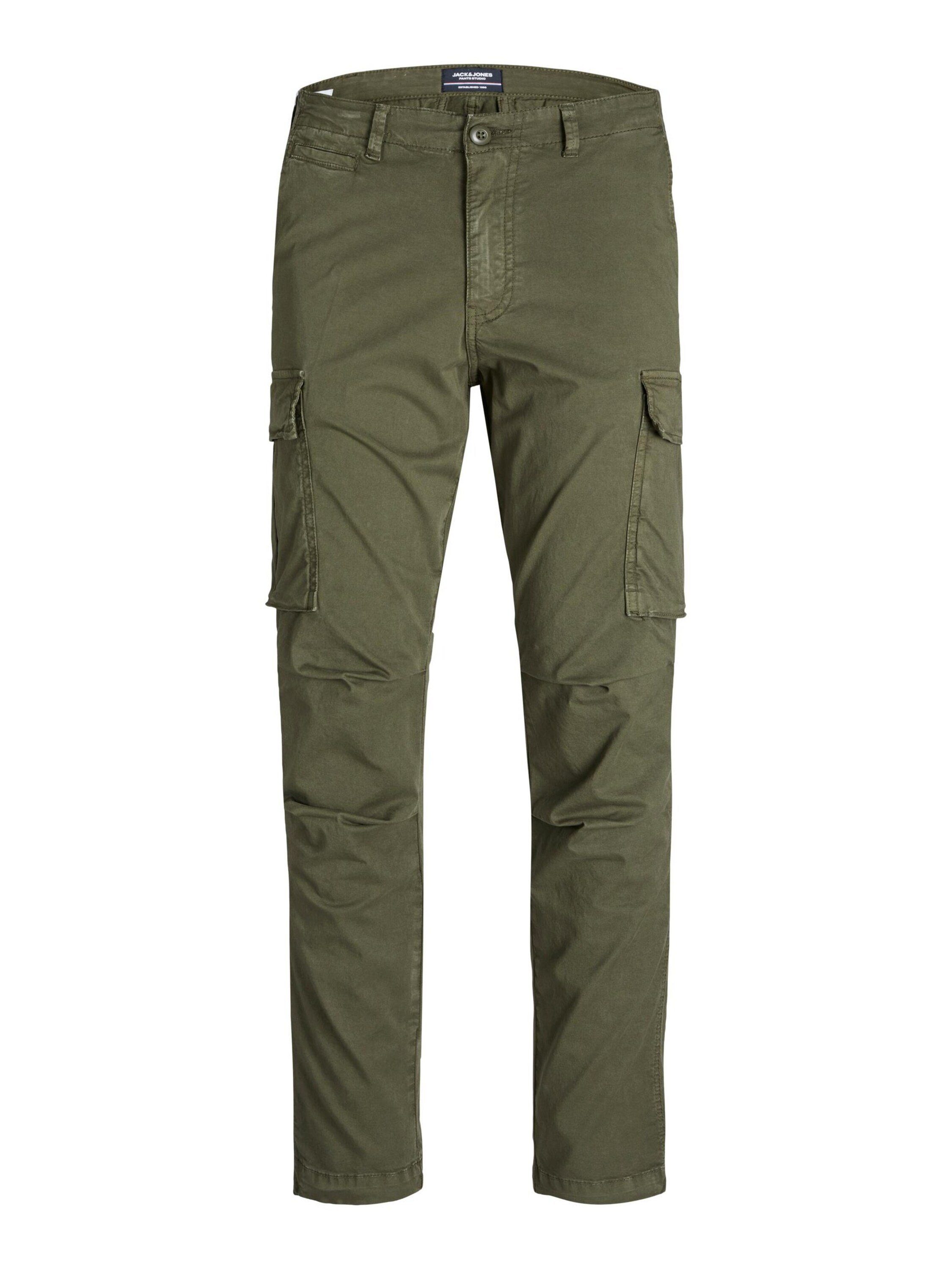Jack & Jones Herren Cargohose JJPSTACE JJTUCKER -Tapered Fit - Grau Beige S günstig online kaufen