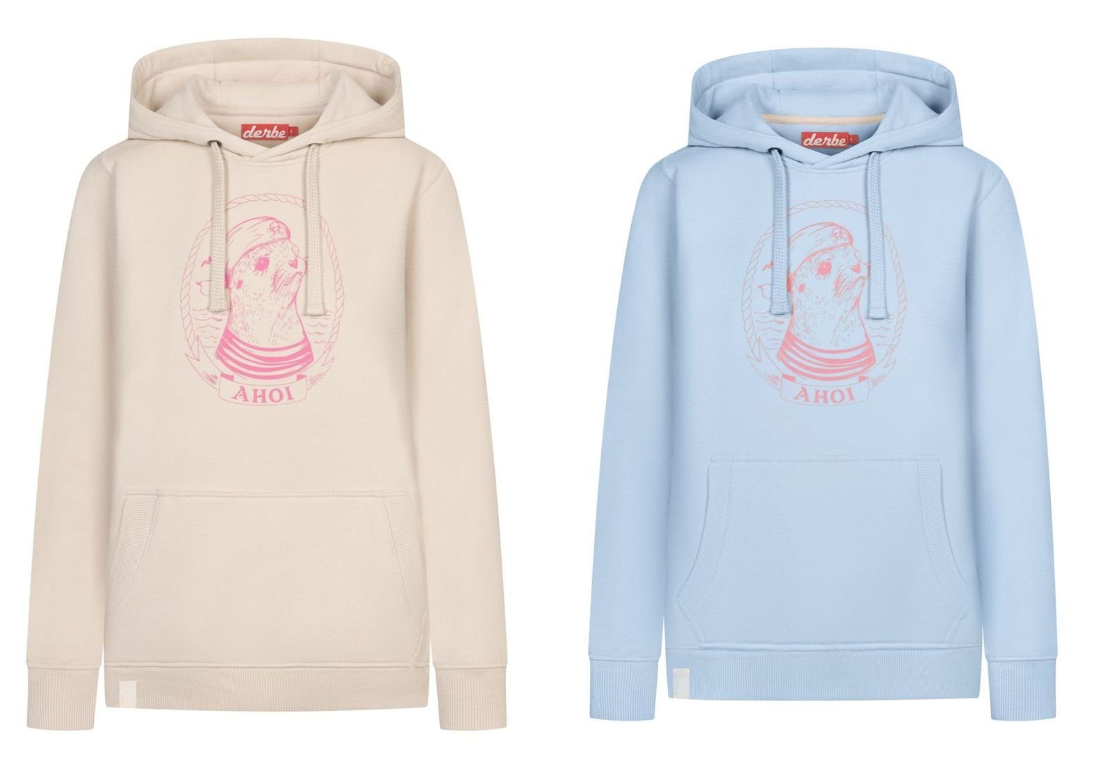 Derbe Hoodie Matrosenrobbe Damen Hoodie (1-tlg)