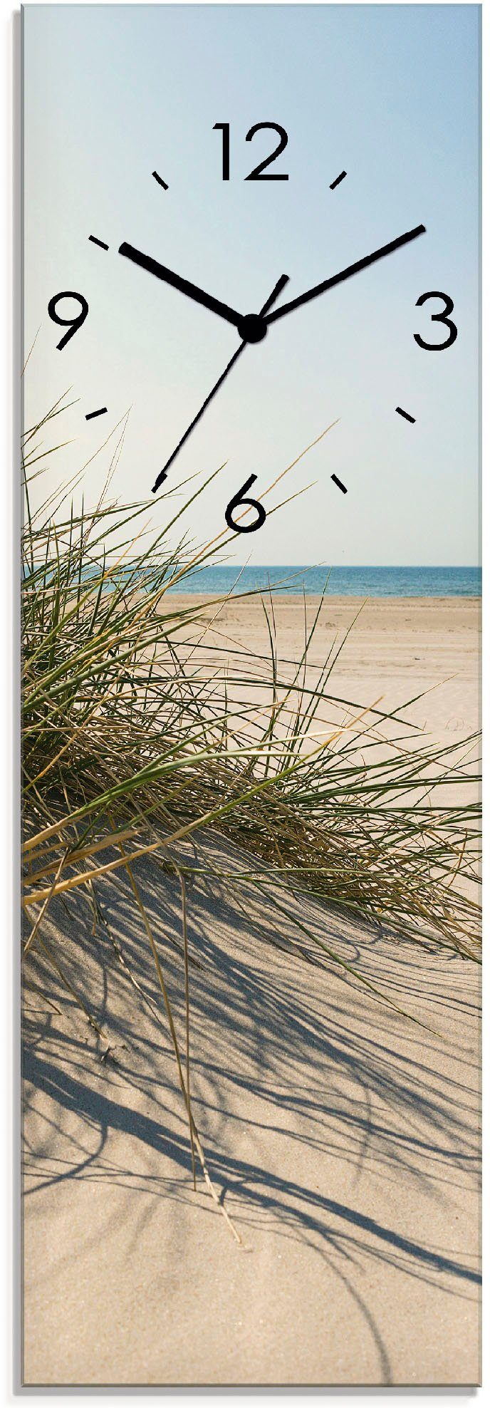 Artland Wanduhr Strandgras (wahlweise mit Quarz- oder Funkuhrwerk, lautlos ohne Tickgeräusche)