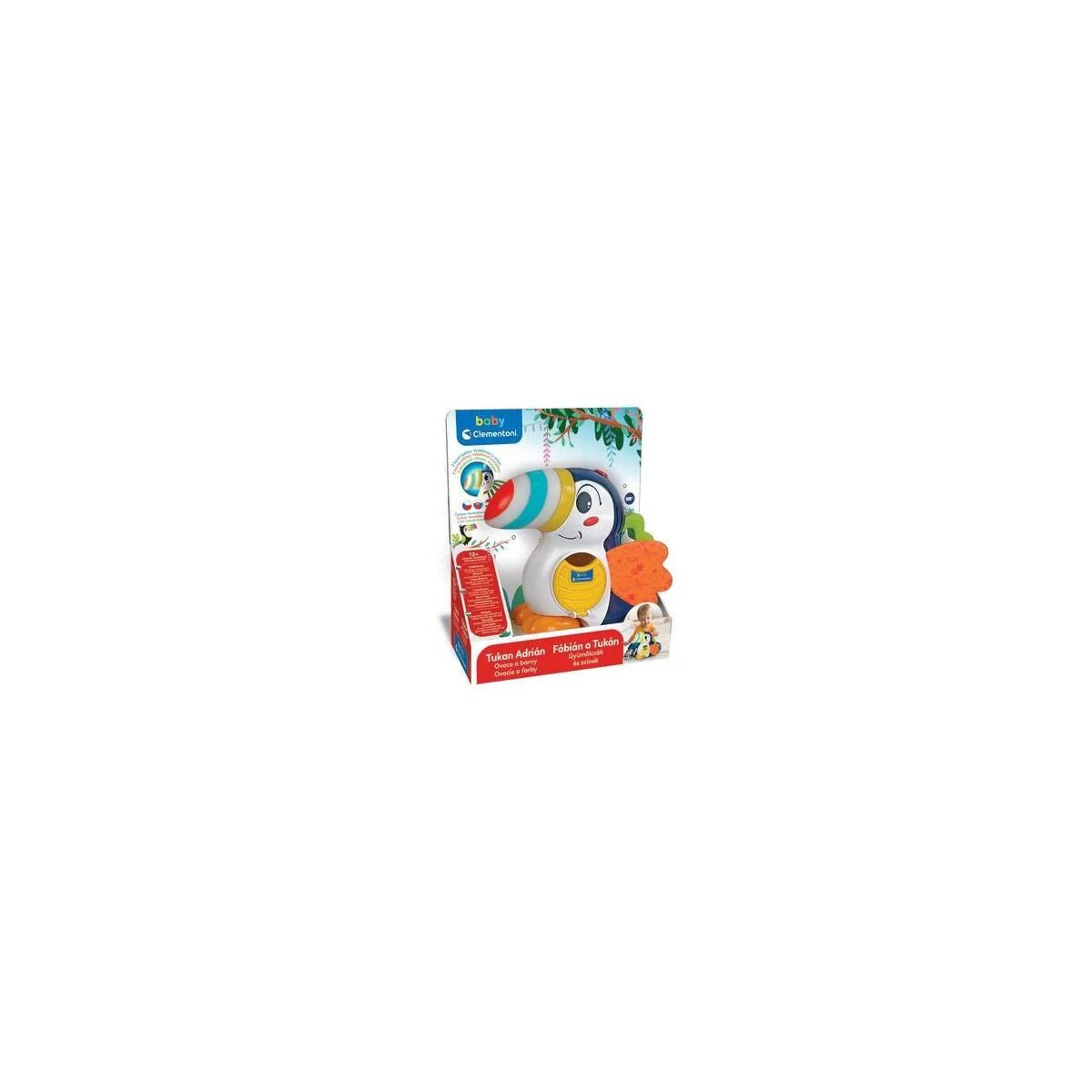 Clementoni® Lernspielzeug Tiere Fábián Tukan Fähigkeitstraining, Lehrspiel Clementoni