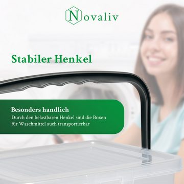Novaliv Aufbewahrungsbox - (1 St), Box + Deckel