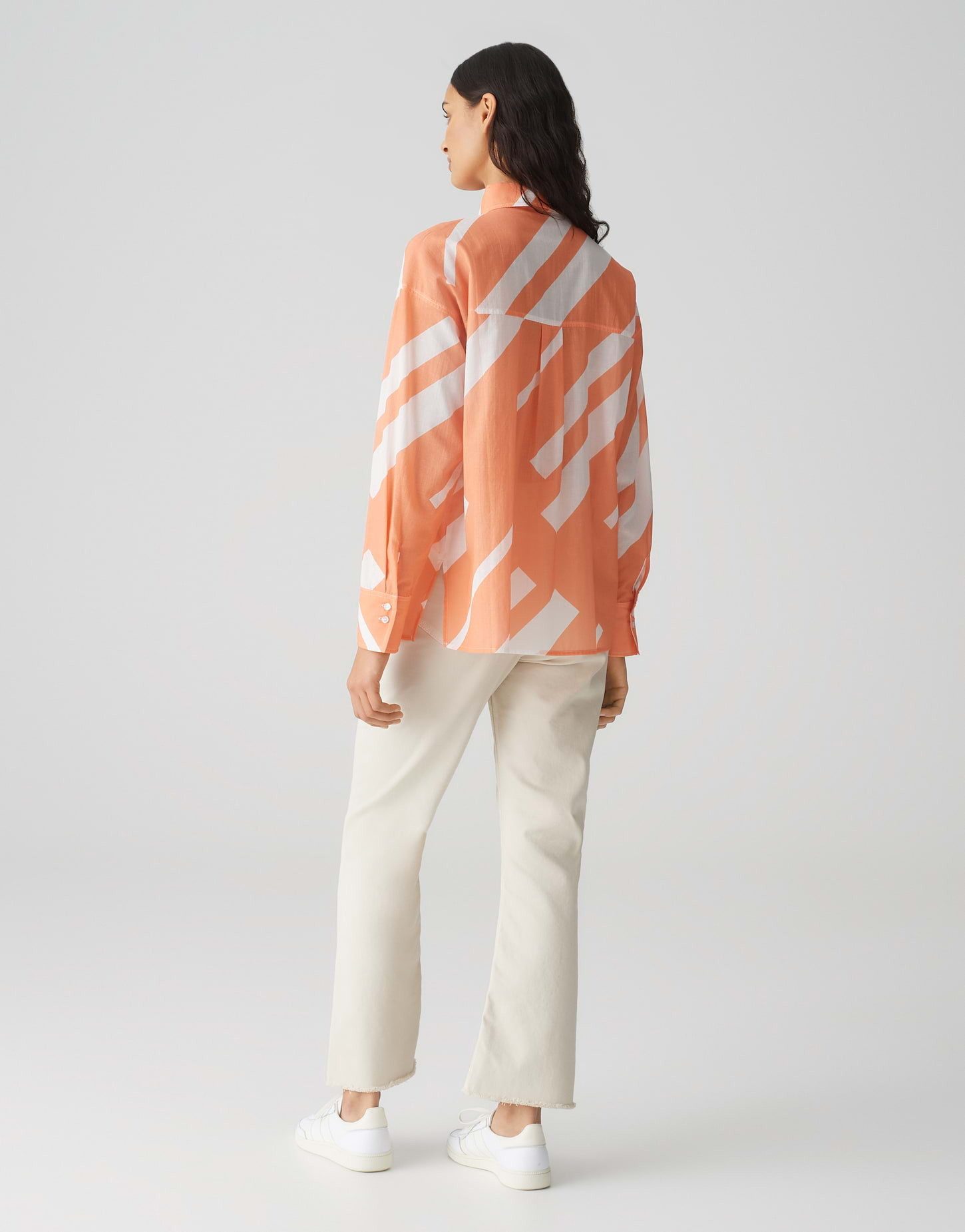 OPUS Hemdbluse FENLO STRIPE aus BCI Cotton