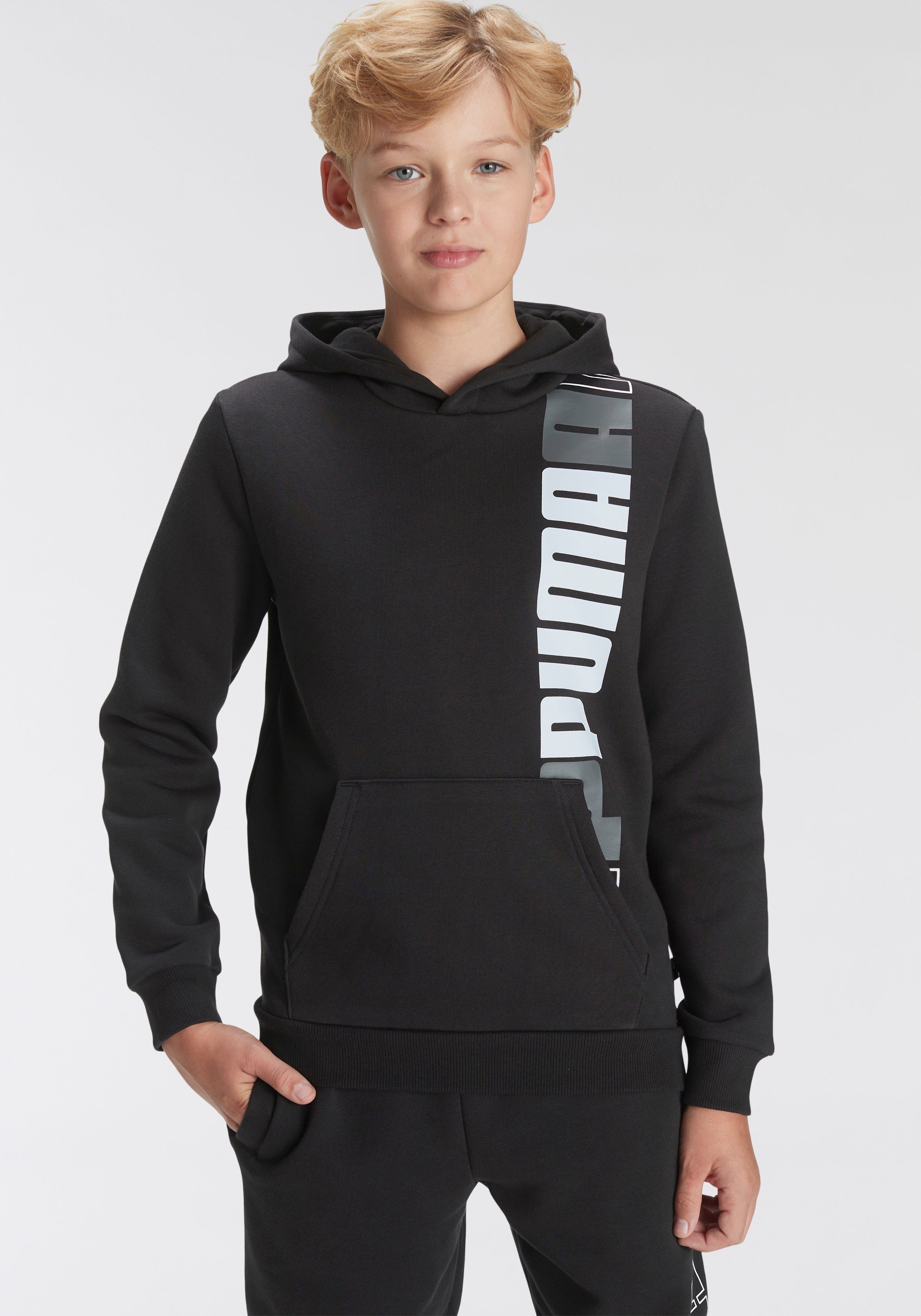 LAB HOODIE LOGO Kapuzensweatshirt B PUMA PUMA FL ESS+ Black