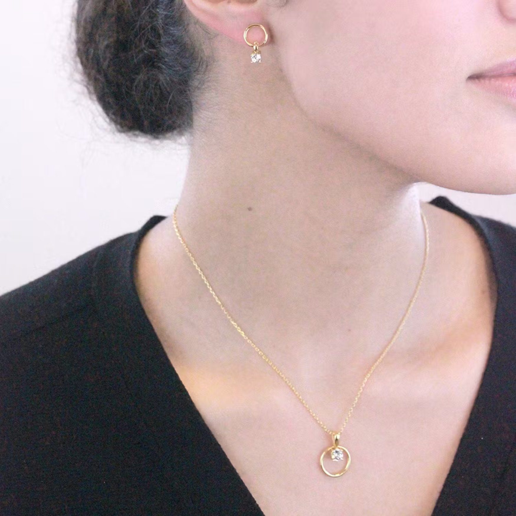 Ella Eisvogel Schmuckset Octavia Goldschmuck : Halskettchen & Ohrringe mit günstig online kaufen