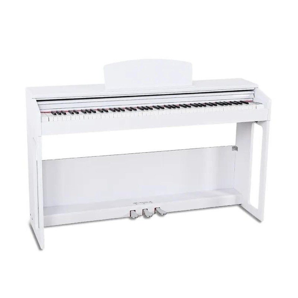 Xlmoebel Digitalpiano Digitales Klavier Piano Digital Keyboard 138cm Weiß, Made in Europa