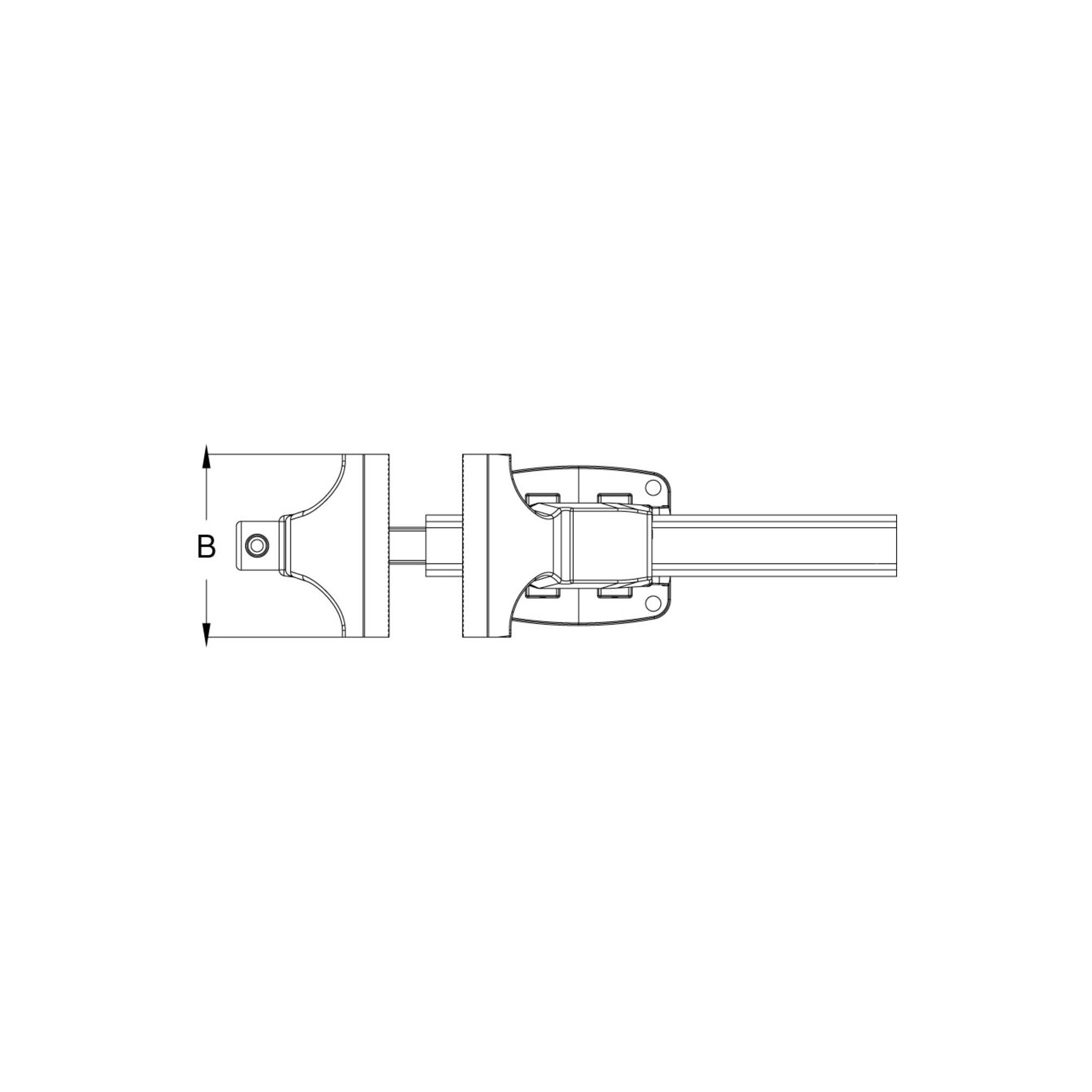 KS Tools Schraubstock KS Tools Schraubstock mit Rundteller, 100 mm