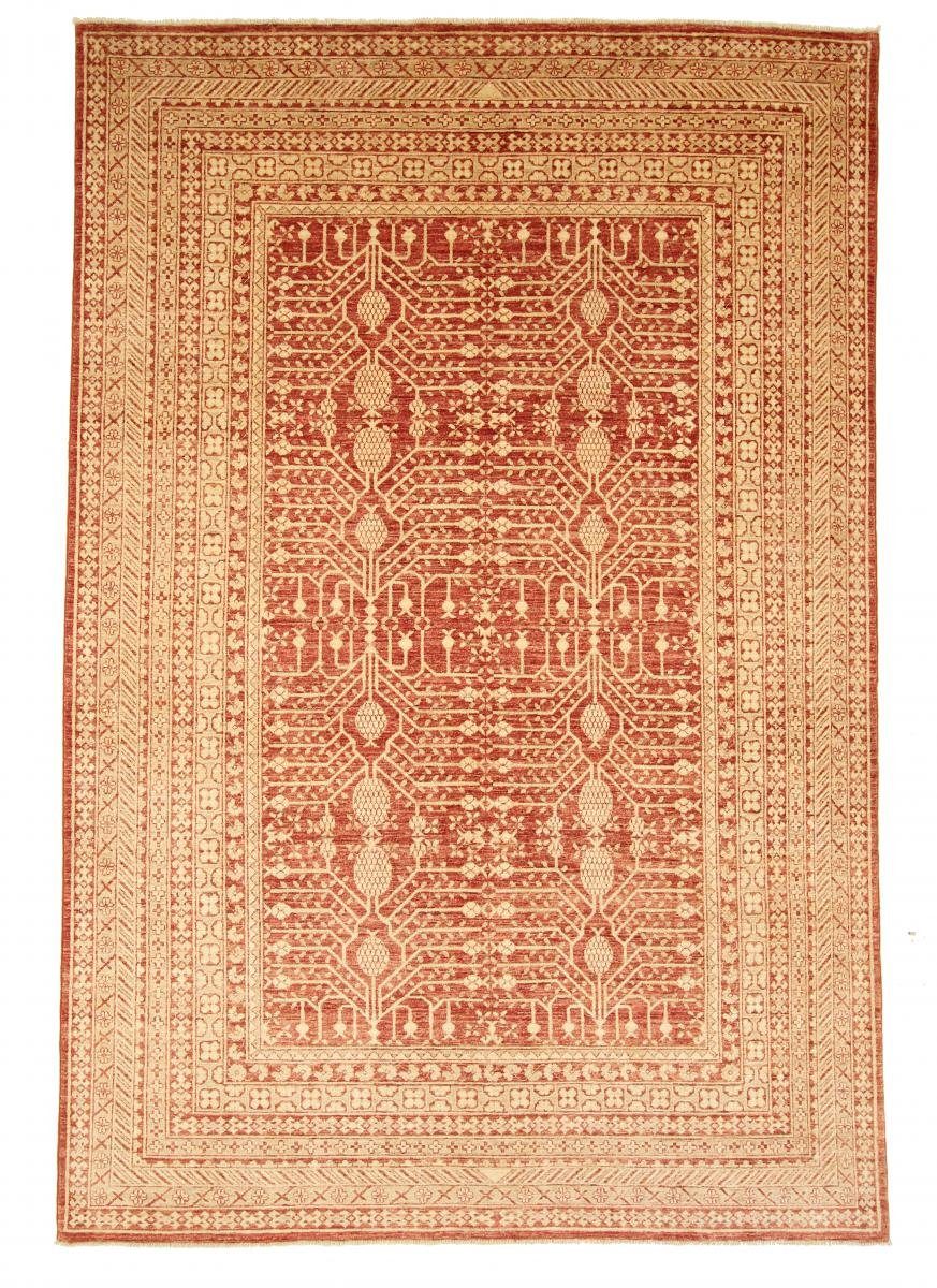 Handgeknüpfter rechteckig, Höhe: Orientteppich Trading, 196x291 Arijana Nain 5 mm Orientteppich, Klassik