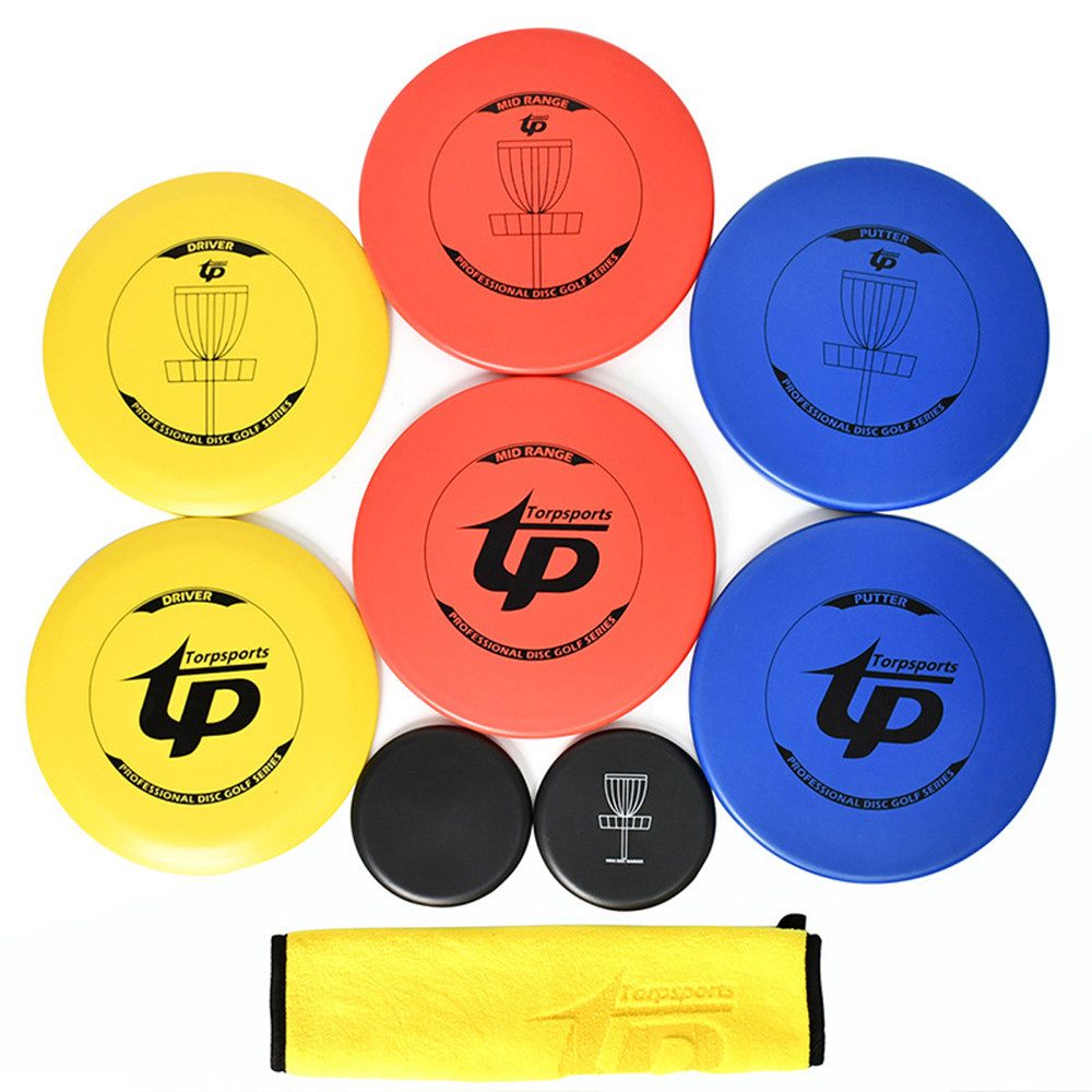 Flintry Wurfscheibe Disc Golf Scheiben Set, Professional Disc Golf Set, Reguläre Größe Discgolf Scheibe für Erwachsene Kinder mit Tragetasche
