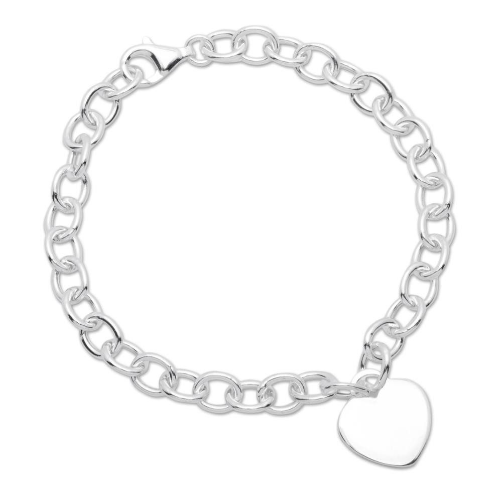 Charm-Armband Unique 925 Silber Bettelarmband für Charms 20cm CB0005