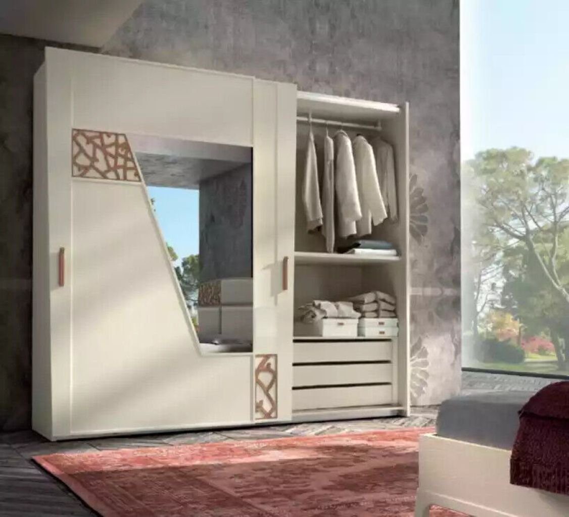 JVmoebel Kleiderschrank Kleiderschrank Schlafzimmer Sechstüriger Schrank Holz Schlafzimmer (1-St., 1x nur Kleiderschrank) Made in Italy | Kleiderschränke
