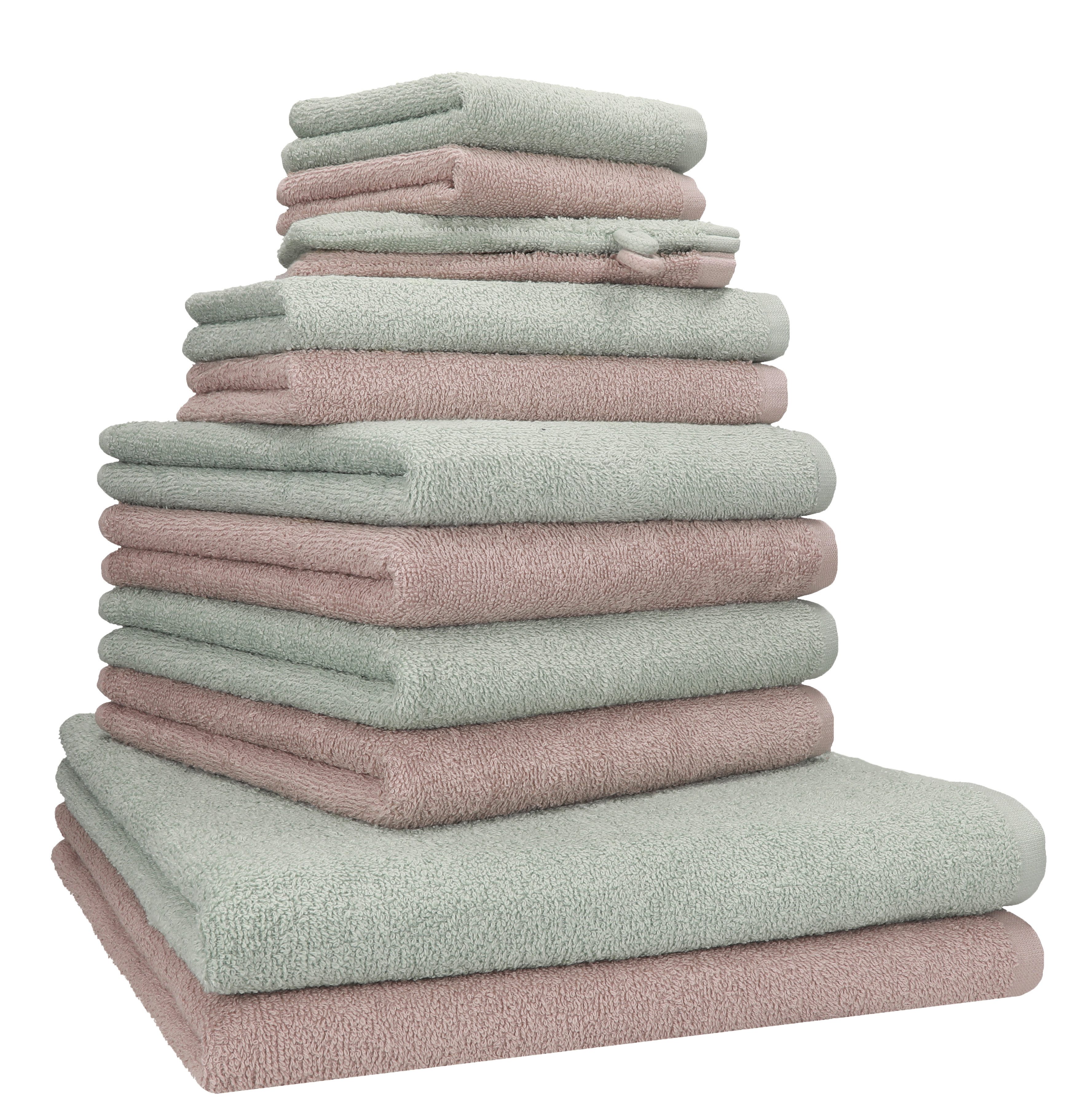 Handtücher Berlin Handtuch-Set 12-teilig - 360g / m² Grammatur -