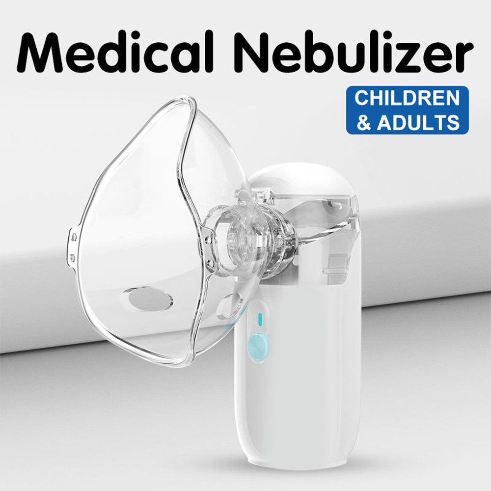 SSY Mini-Inhalator Ultraschall-Inhalationsgerät für Kinder, Einfache Handhabung Vielseitig einsetzbar, Ultraschall-Technologie Leise & Tragbar