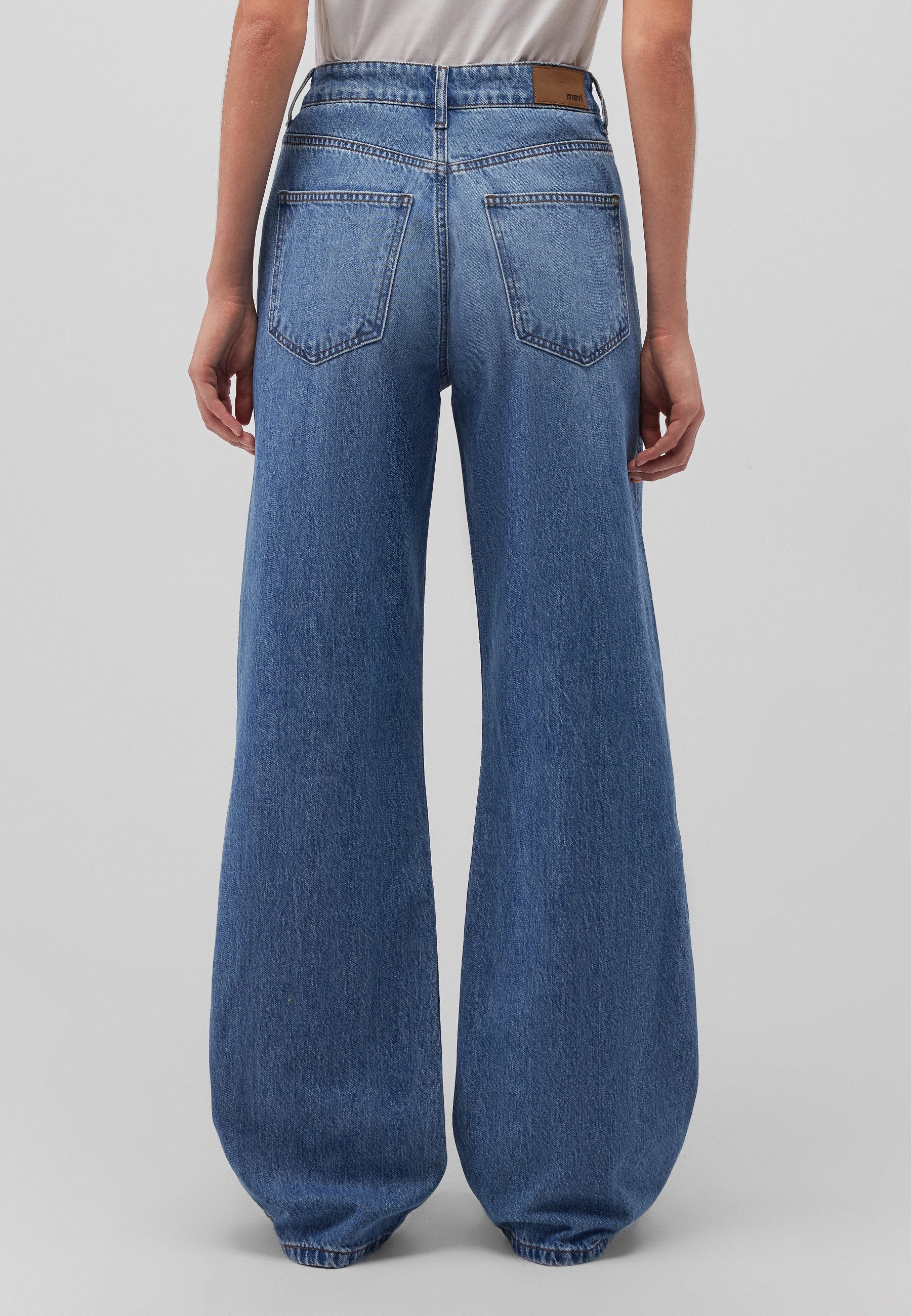 Mavi Loose-fit-Jeans MALIBU WITH BELT Loose günstig online kaufen