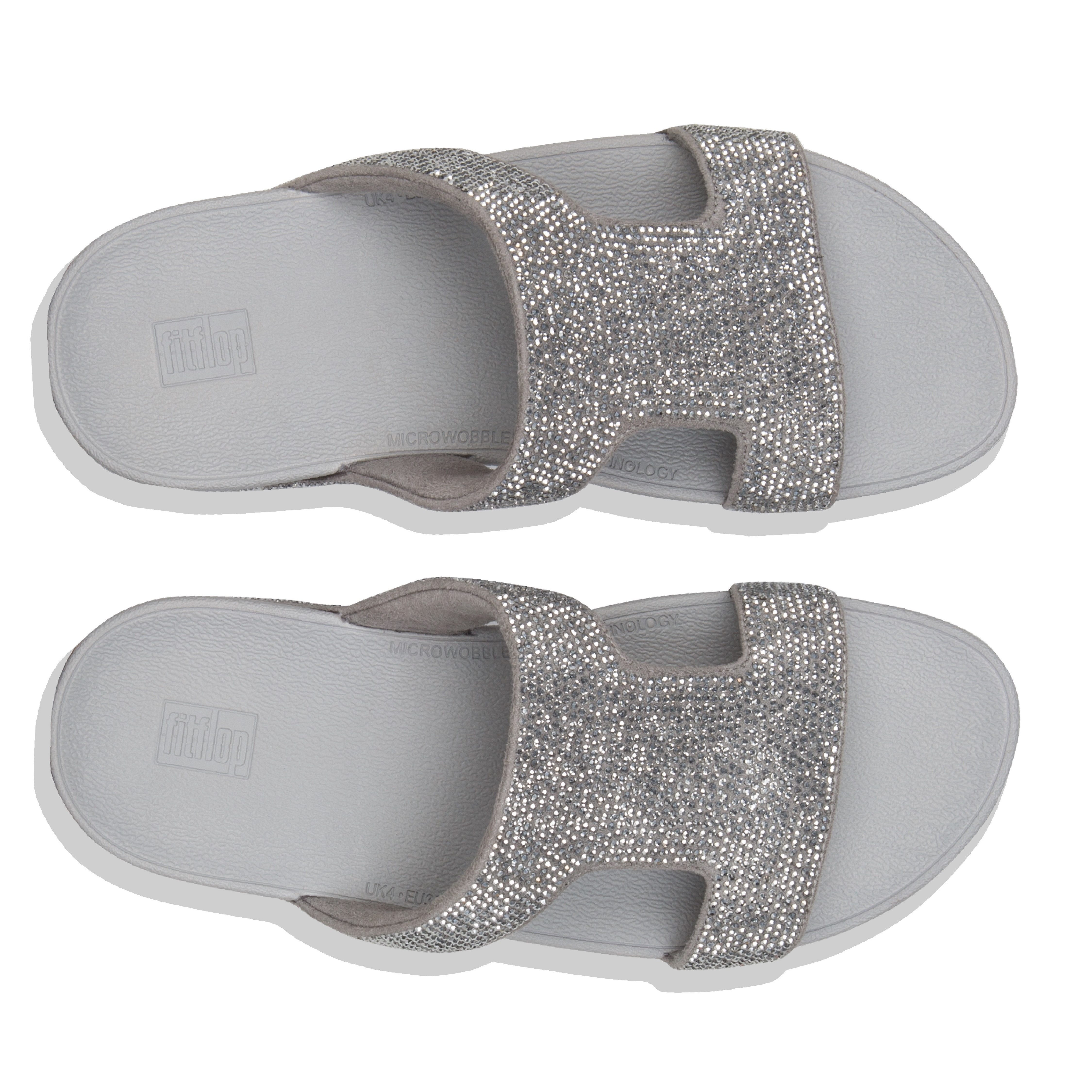 Fitflop MARLI Pantolette Sommerschuh, Strandschuh, Sandale, Flats mit Glitz günstig online kaufen