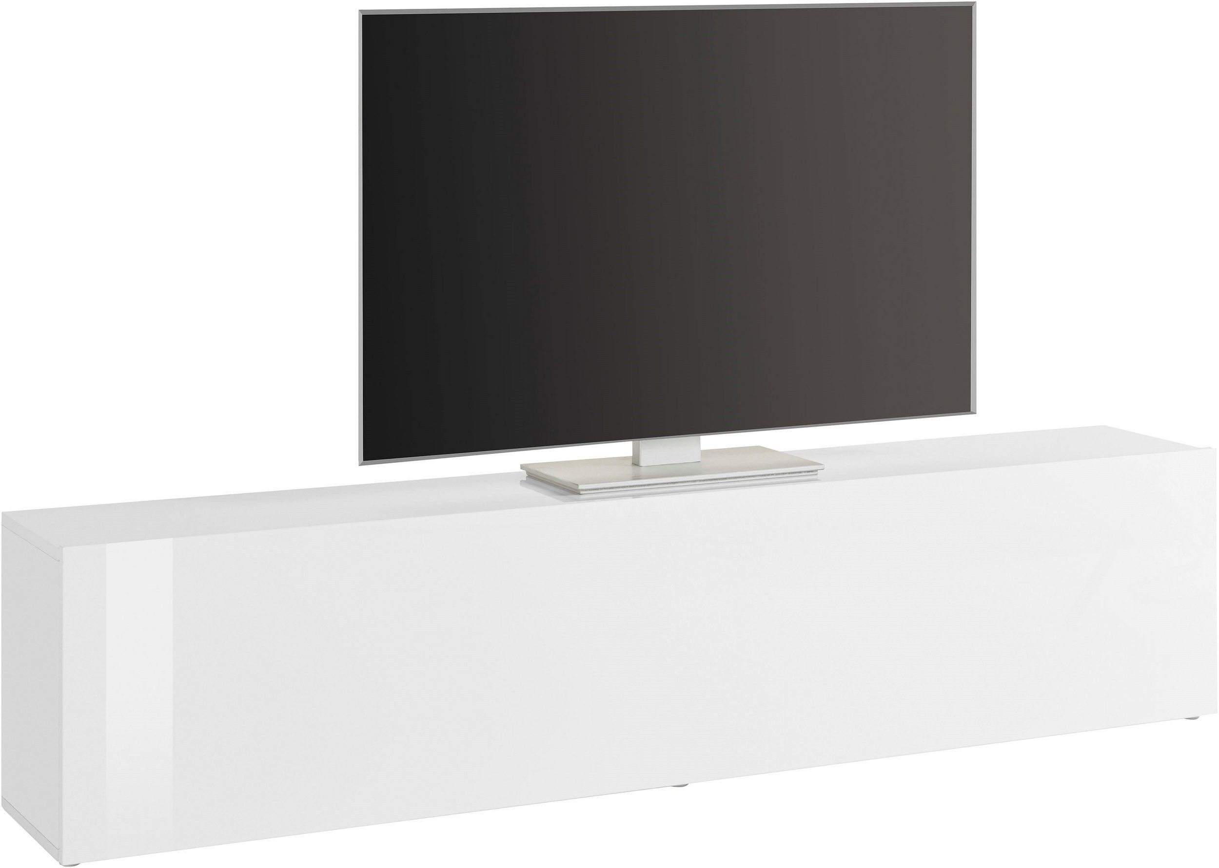 freiraum TV-Board Benevent, in Weiß Hochglanz - 180x40x30cm (BxHxT) günstig online kaufen