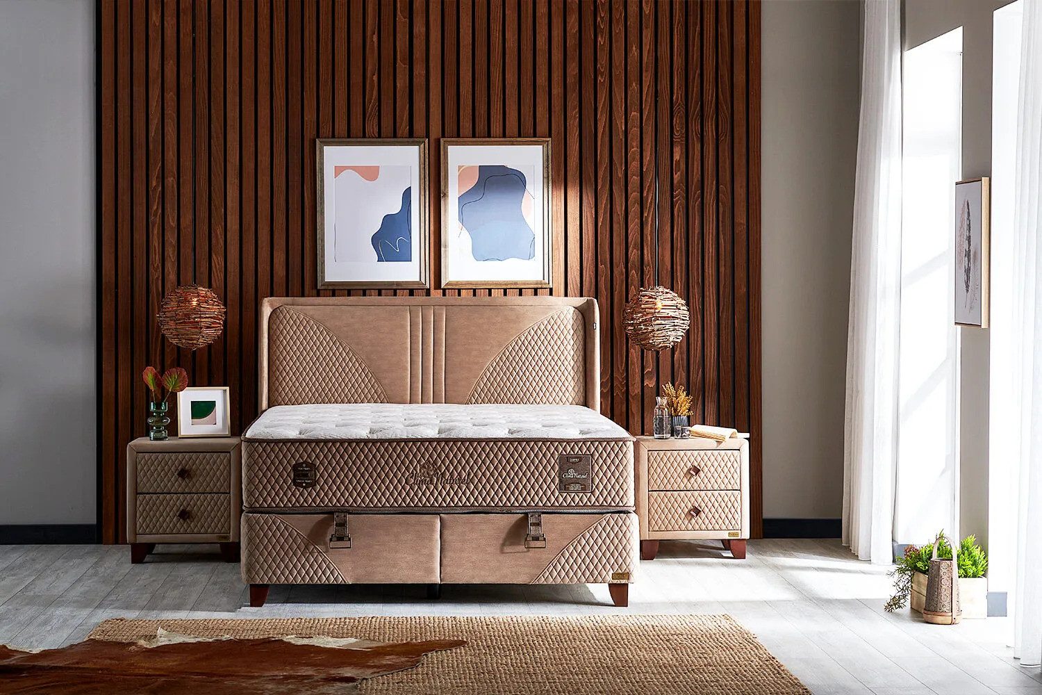Bermo Home Boxspringbett Clima Naturel