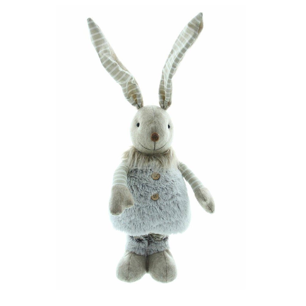 Home-trends24.de Osterhase Osterhase Hasenfigur Hase Ostern Osterdeko Figur Textil 60 cm