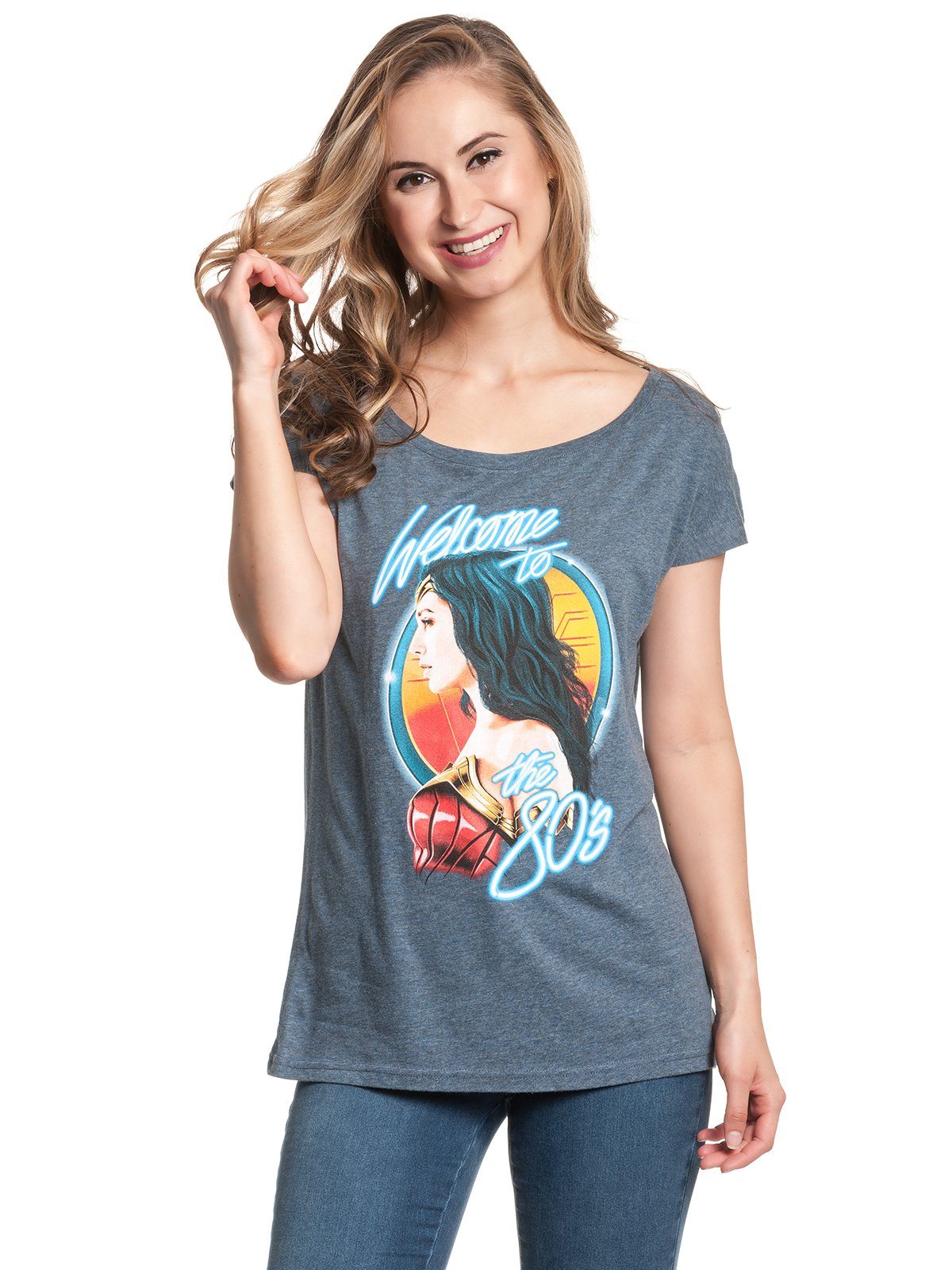 Warner T-Shirt Wonderwoman Welcome To 80's