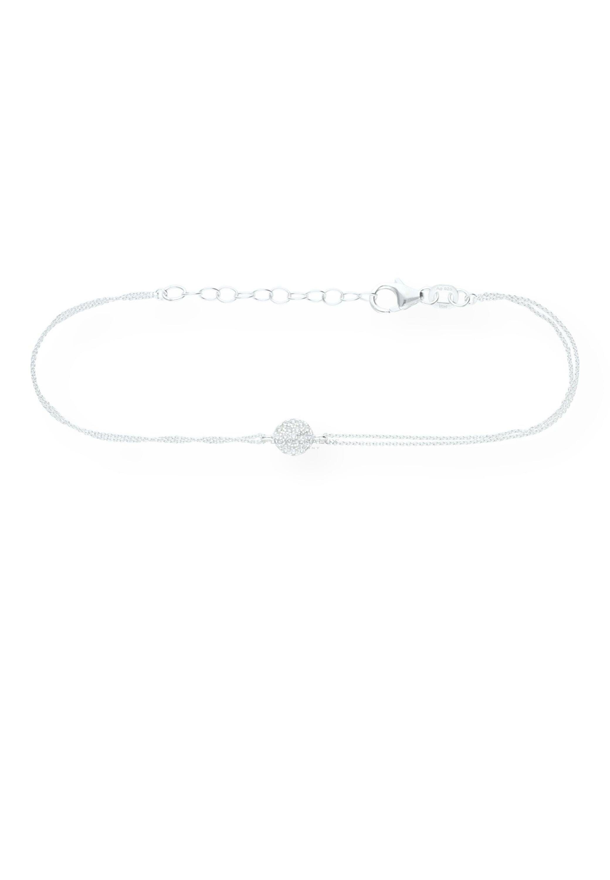 Silberarmband mit Schmuckschachtel Silber inkl. Damen Armband (1-tlg), JuwelmaLux Zirkonia Silber Armband 925/000,