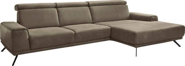 Die PlanBar Ecksofa "PN-EM22041 L-Form", wahlweise motorisches Canape oder günstig online kaufen
