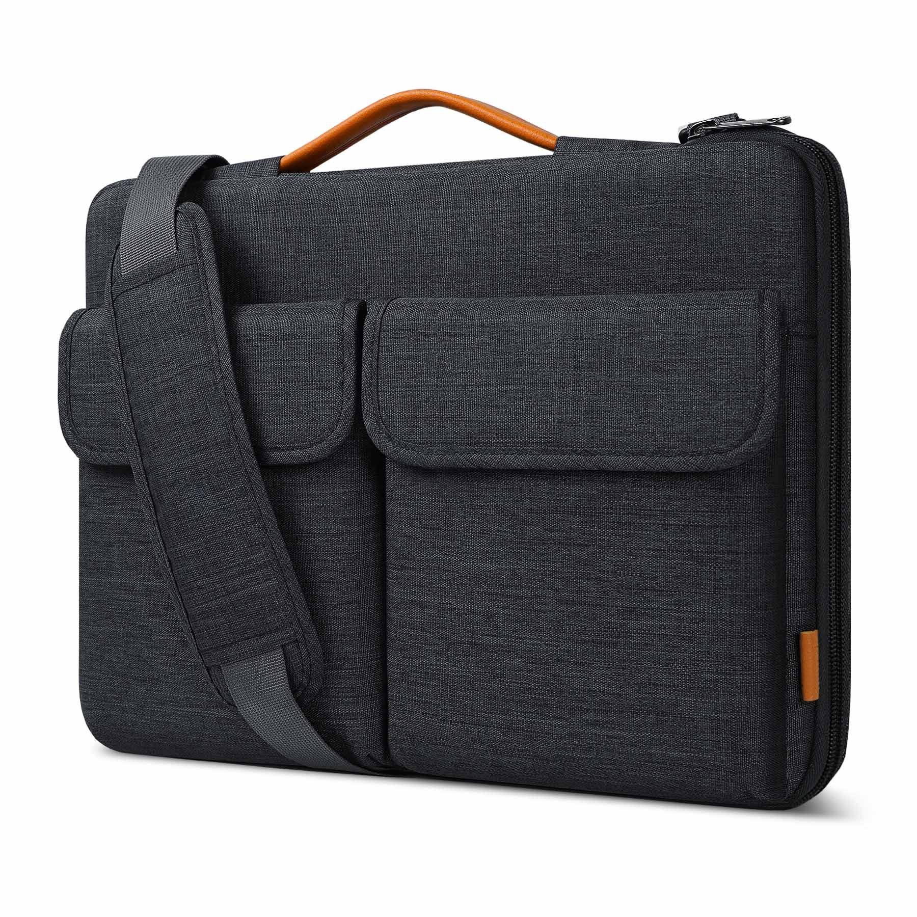 Inateck Laptop-Hülle Laptoptasche 14 Zoll 360° Schutz, 15,3'' MacBook Air M5/M4, mit abnehmbare und verstellbare Schultergurt