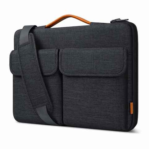 Inateck Laptop-Hülle Laptoptasche 15-15.6 Zoll 360° Schutz, Wasserdicht, mit abnehmbare und verstellbare Schultergurt