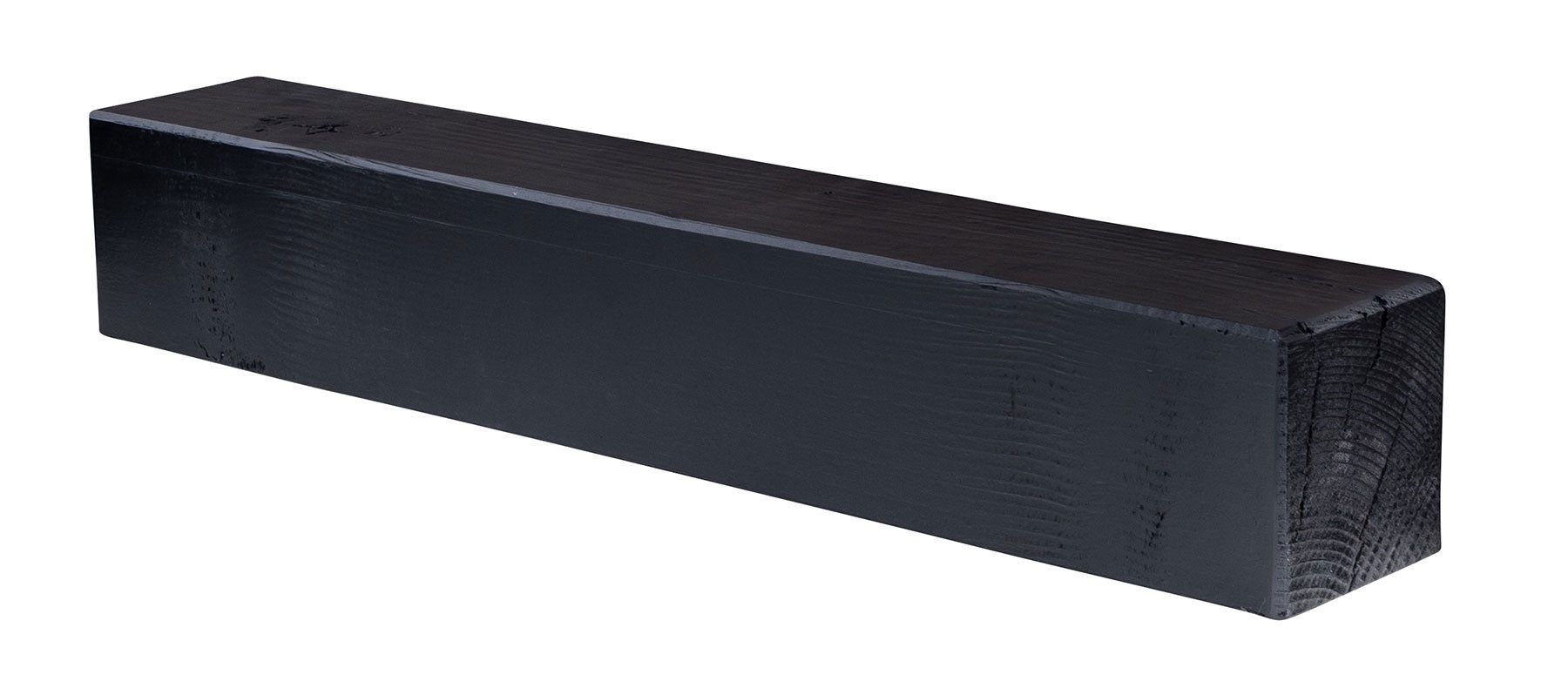 Levandeo® Wandregal, levandeo Wandregal Holz Massiv 60x10cm Schwarz Wandboard Regal
