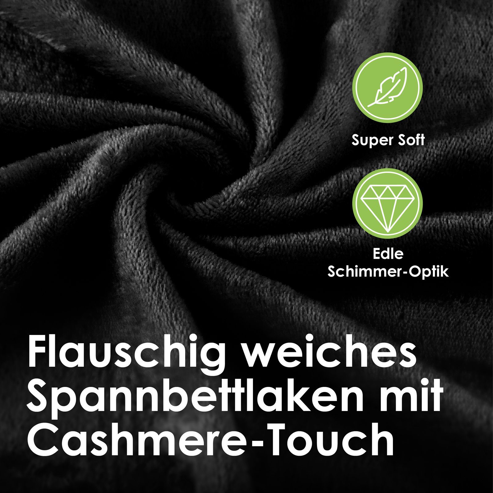 heimtexland Spannbettlaken Cashmere Touch Spannbetttuch Super Soft Bettlake günstig online kaufen