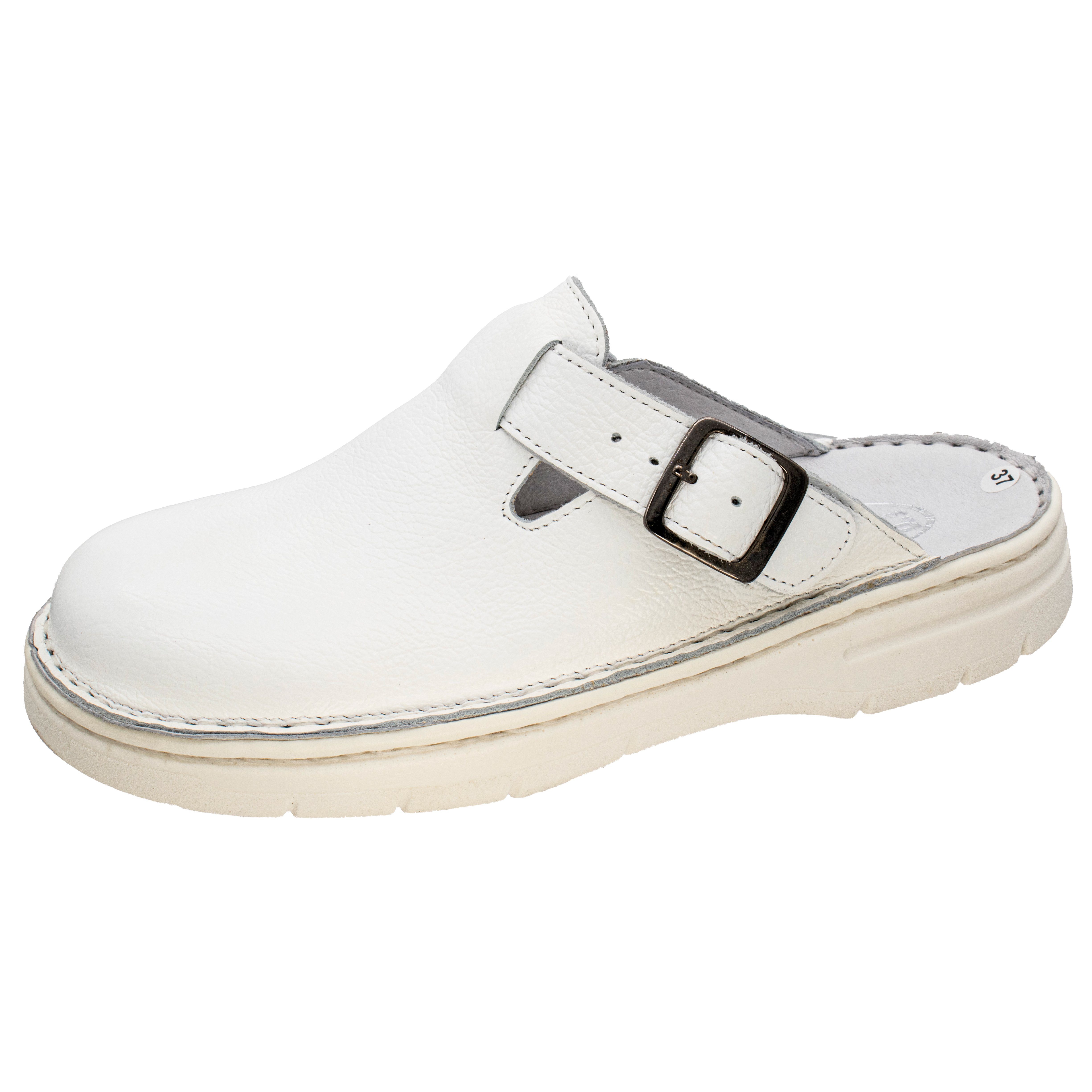 Fischer-Markenschuh Sina Pantolette aus Nappaleder, gepolstertes Lederfußbe günstig online kaufen