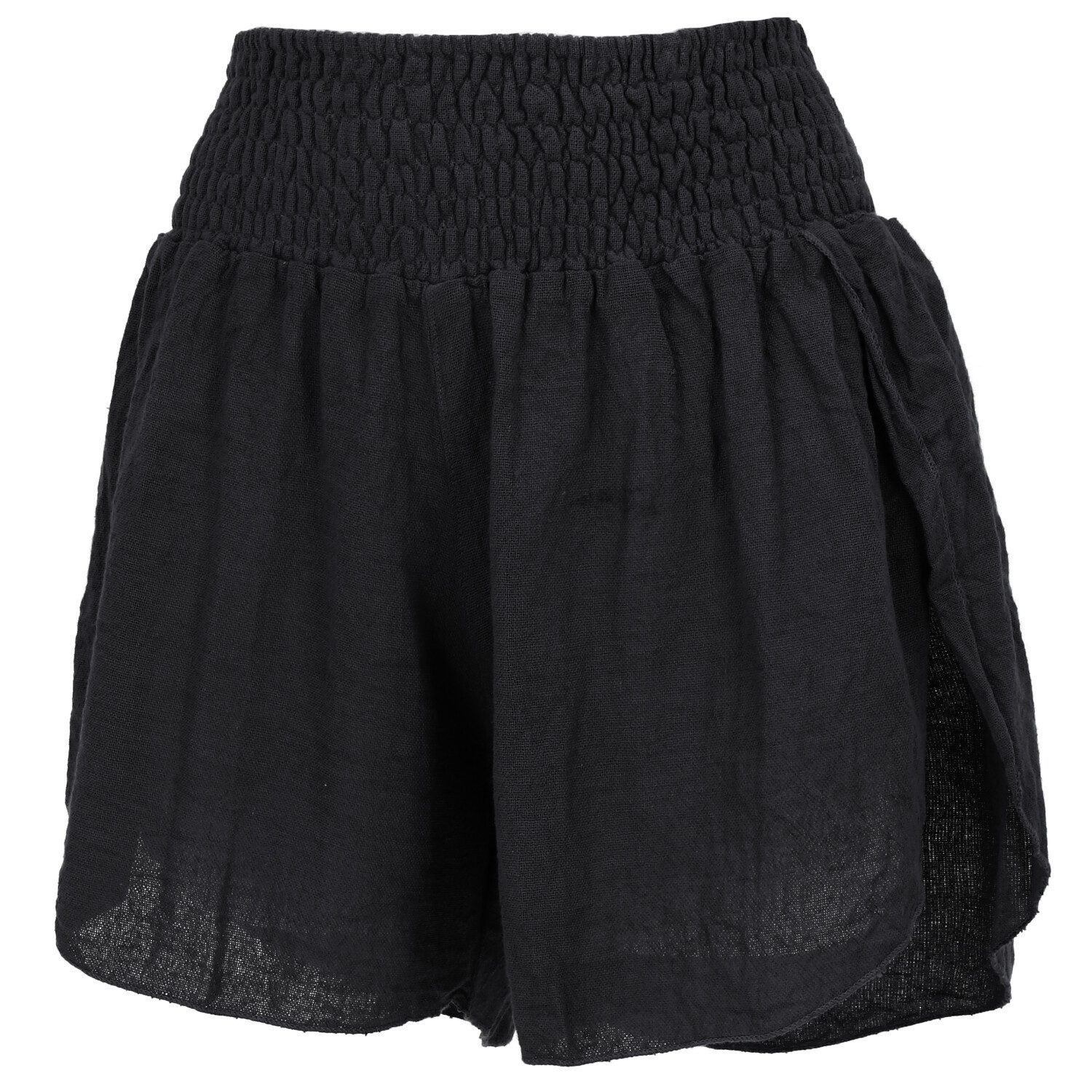 Guru-Shop Hose & Shorts Yoga Shorts Boho chic, kurze Hose - schwarz alternative Bekleidung – Bild 3 von 5