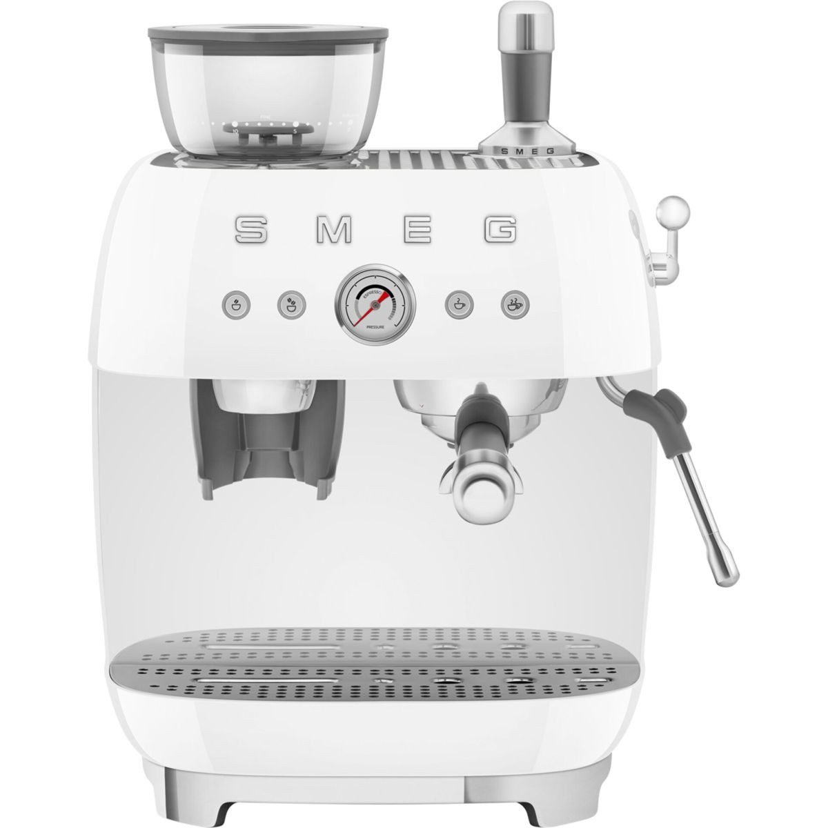 Smeg Siebträgermaschine EGF03WHEU Siebträgermaschine