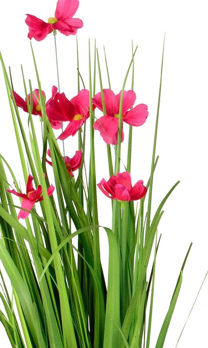 Deko-Pflanze Höhe dekojohnson, cm Cosmea-Blume Kunstpflanze, als Bund dekojohnson blühende Künstliche 60 Kunstblume