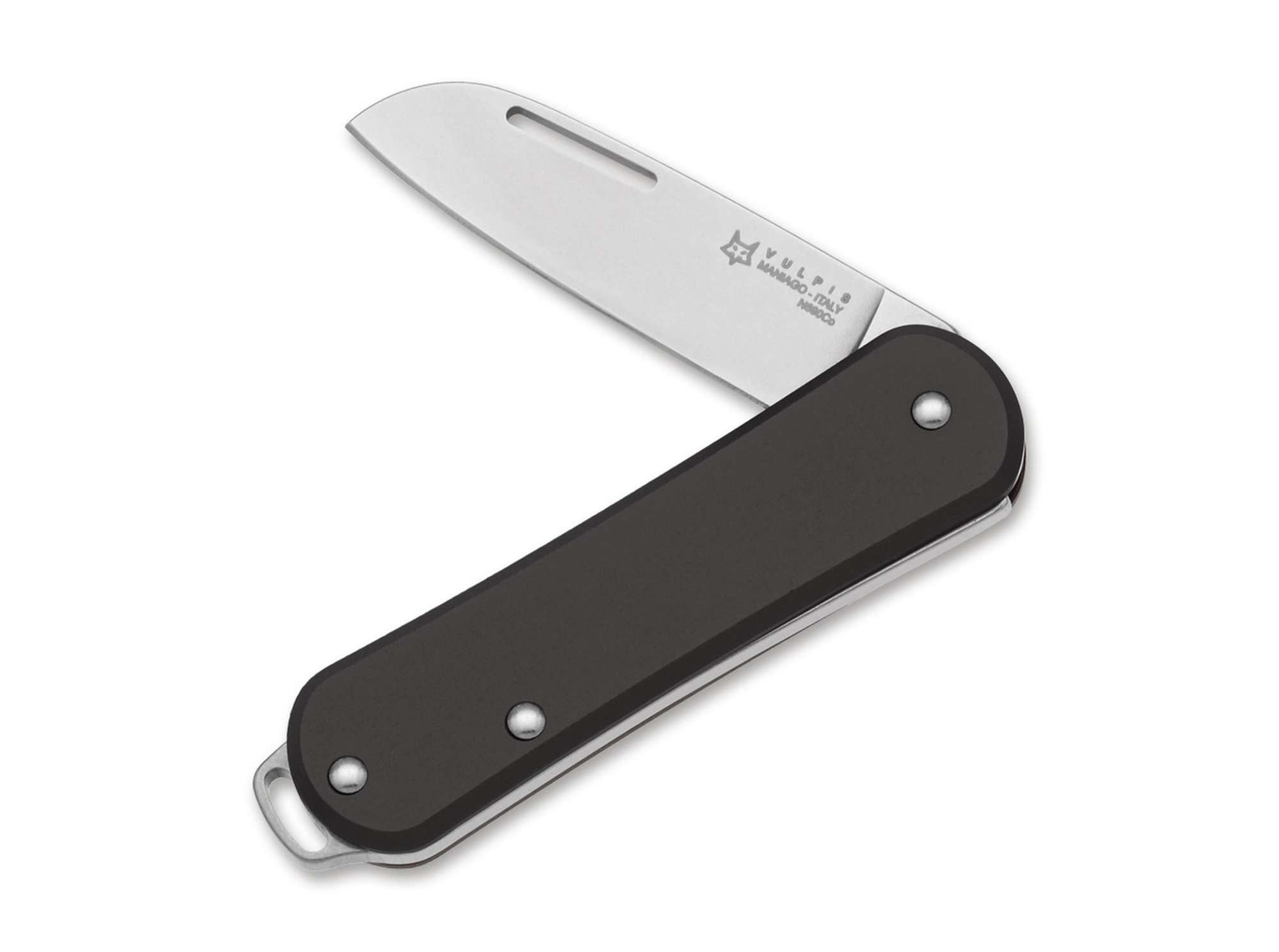 Fox Knives Taschenmesser Taschenmesser Vulpis 108 Aluminum Black