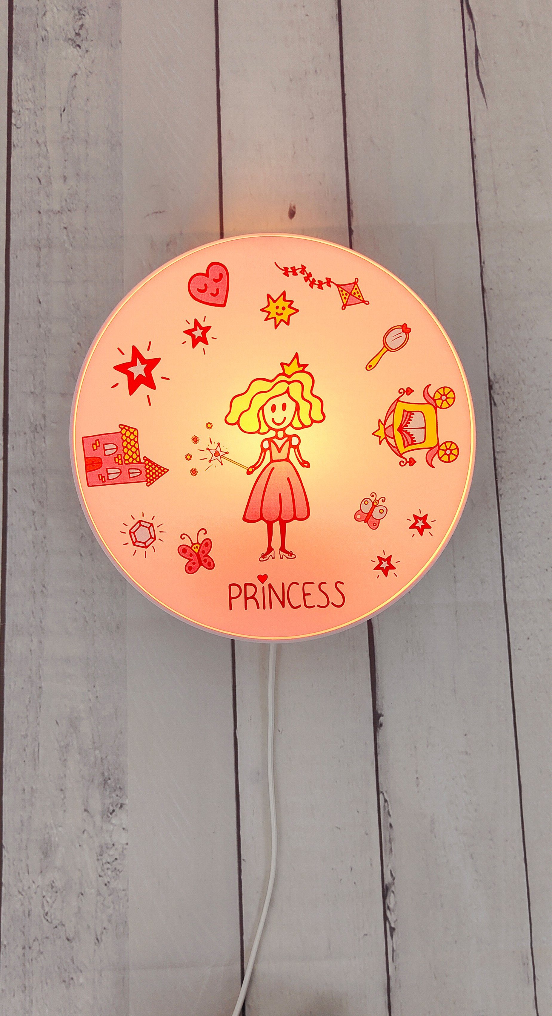 niermann Wandleuchte Prinzessin, Kinderlampe, Kinderzimmer, Made in Germany