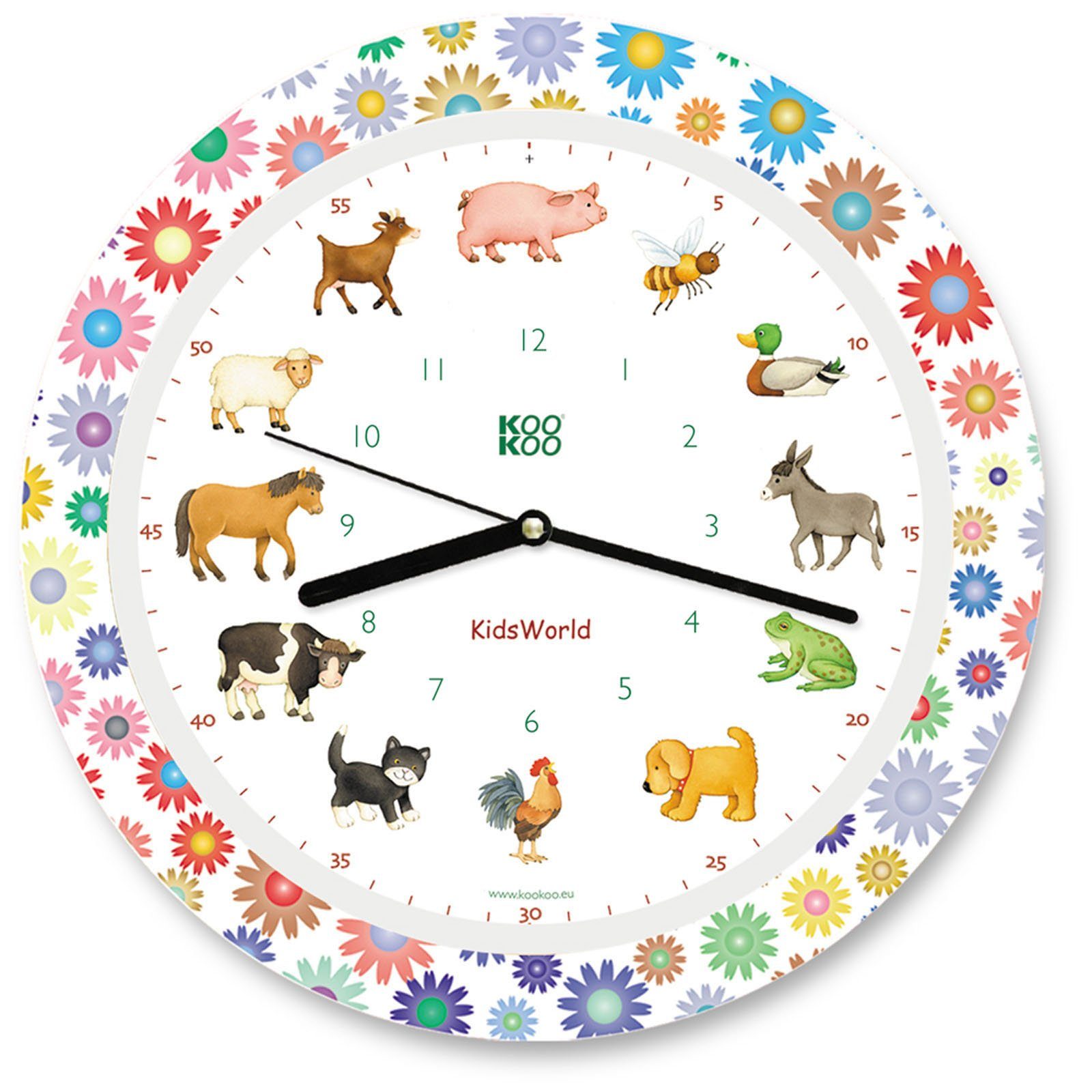 KOOKOO Wanduhr KidsWorld günstig online kaufen