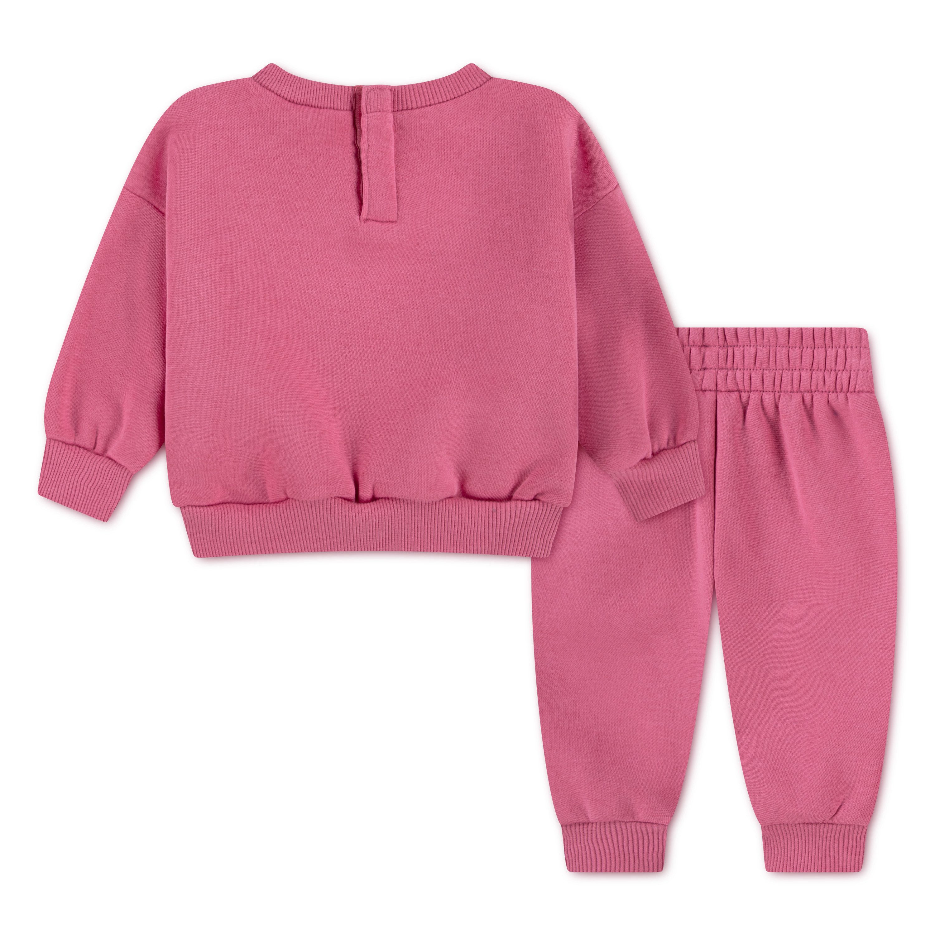 Nike Sportswear Jogginganzug NKN ESSENTIAL FLEECE CREW SET (Set, 2-tlg), zweiteiliges Set, für Babys, bequeme Passform