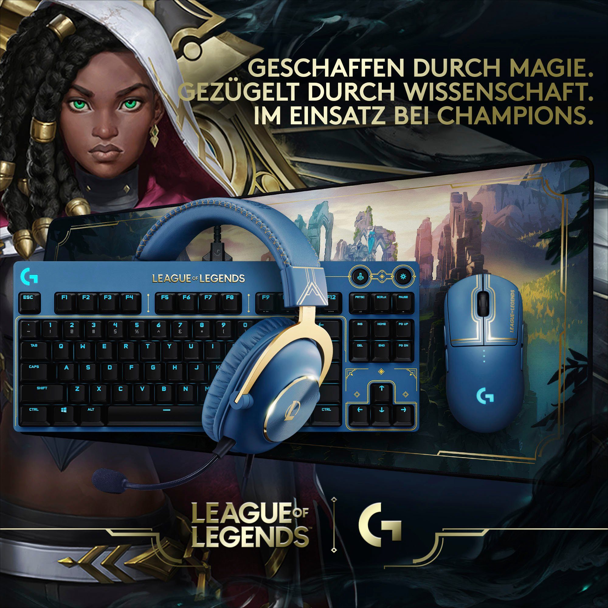 Edition Legends of G G Logitech League PRO Gaming-Tastatur