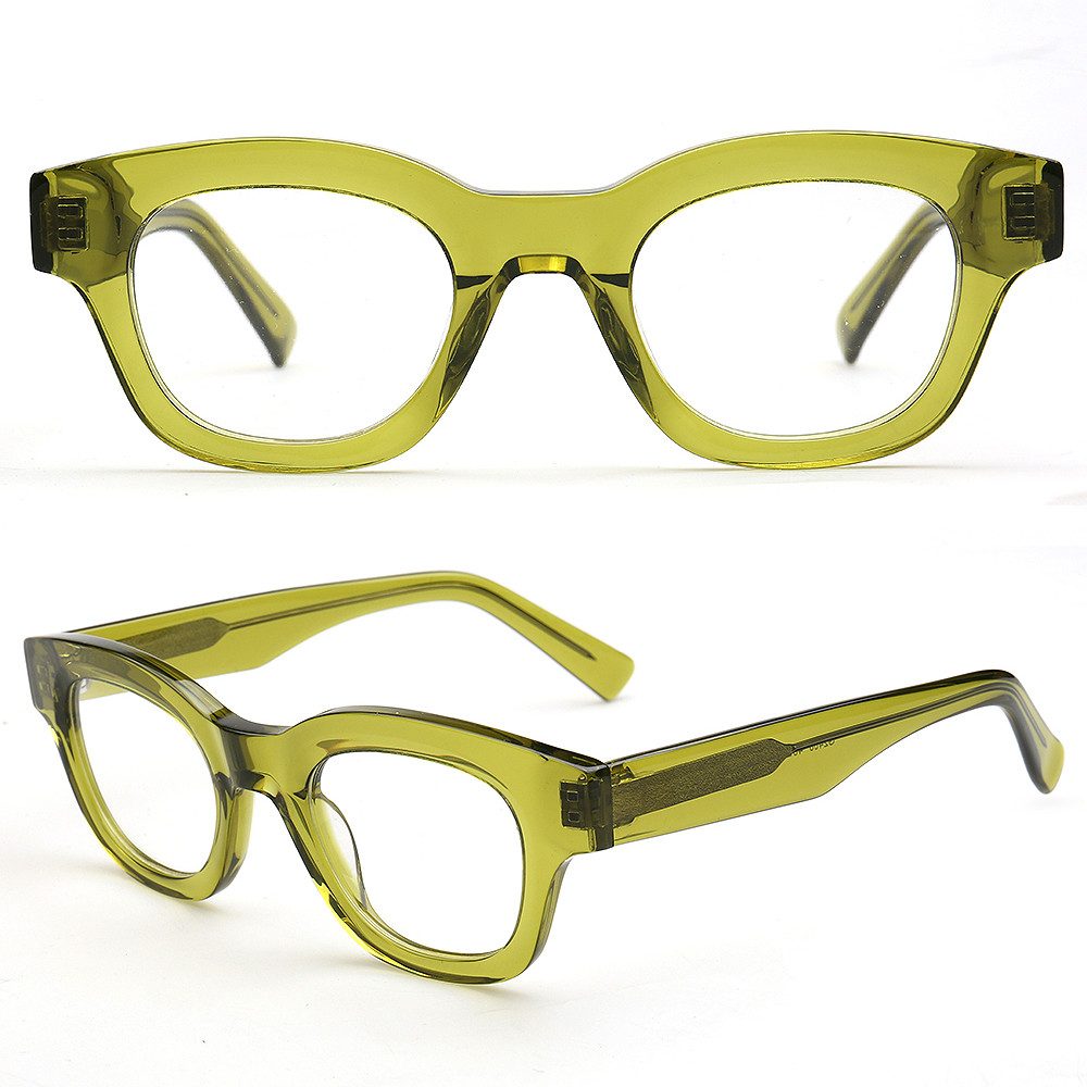 PACIEA Brillengestell Damen Herren Ohne Sehstärke Anti Blaulicht Rundrahmen Breite Bügel