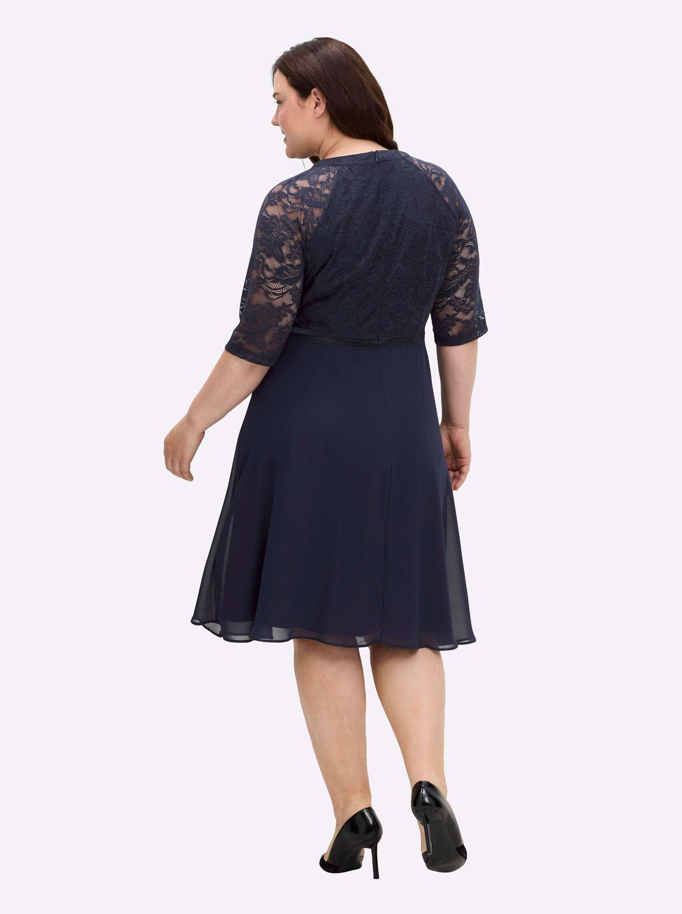 Witt Etuikleid Spitzen-Kleid 3/4-Arm