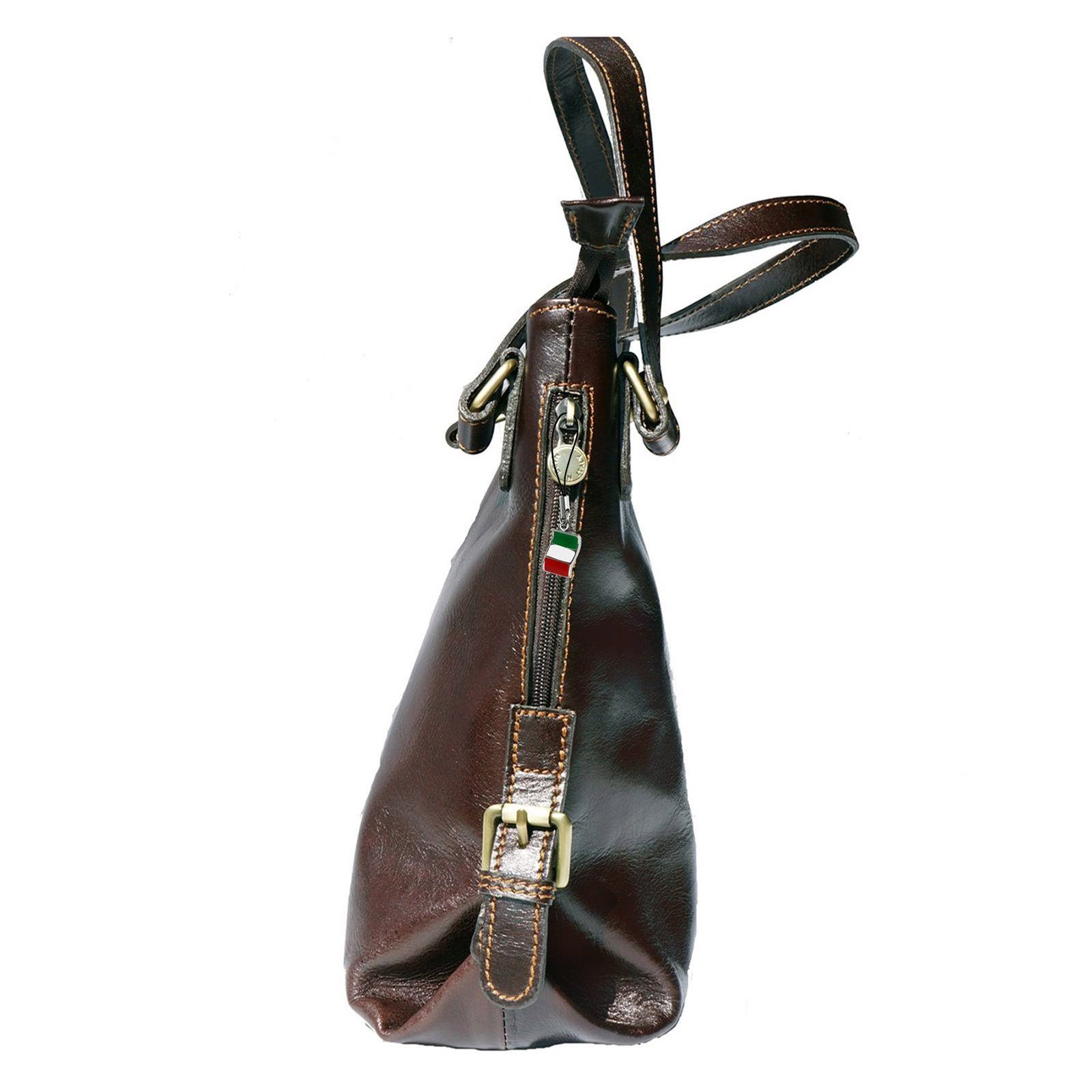 FLORENCE Schultertasche Florence Echtleder Damen Schultertasche (Schulterta günstig online kaufen