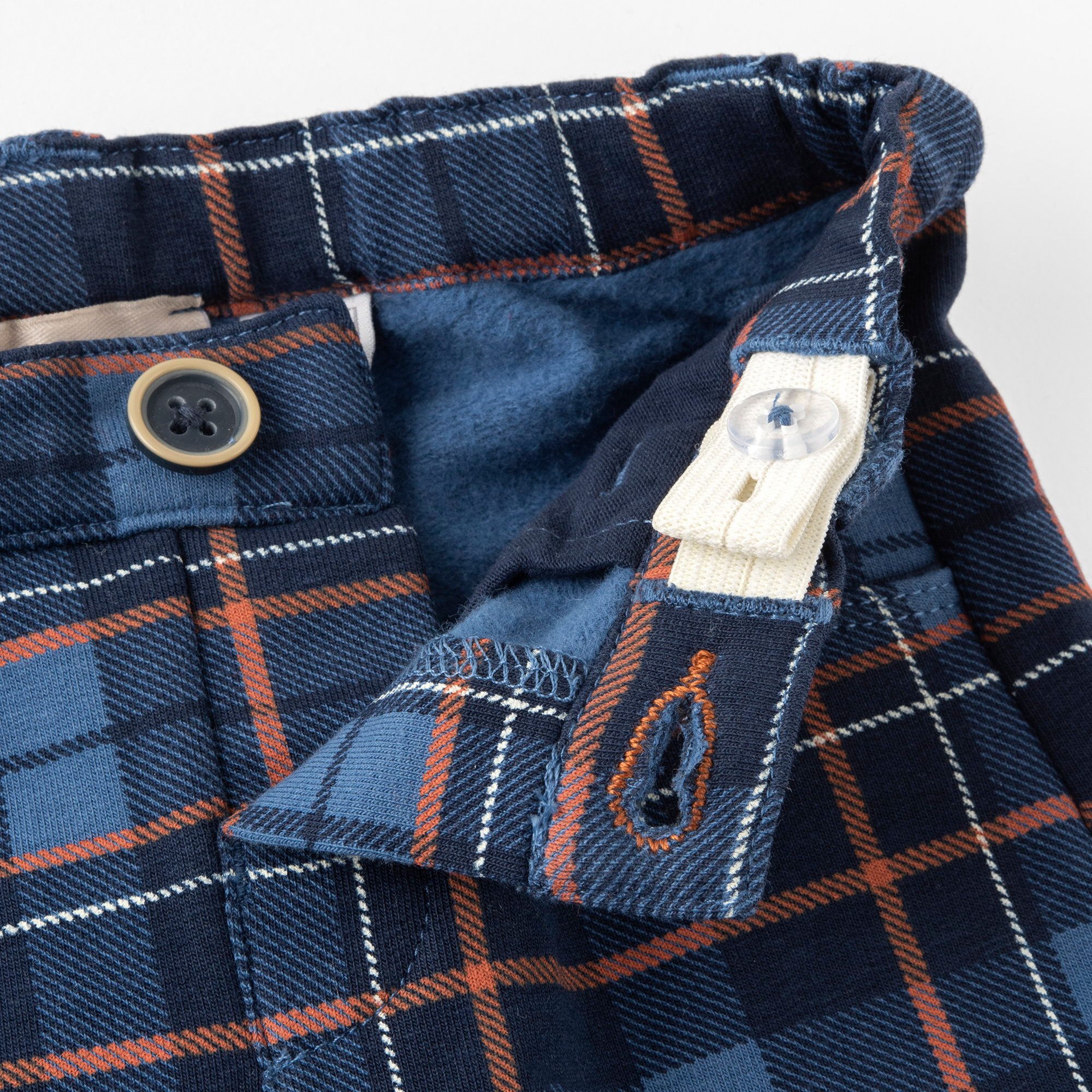 Chicco Chinohose Hose (1-tlg) dezentes Karodesign, elegante Hose
