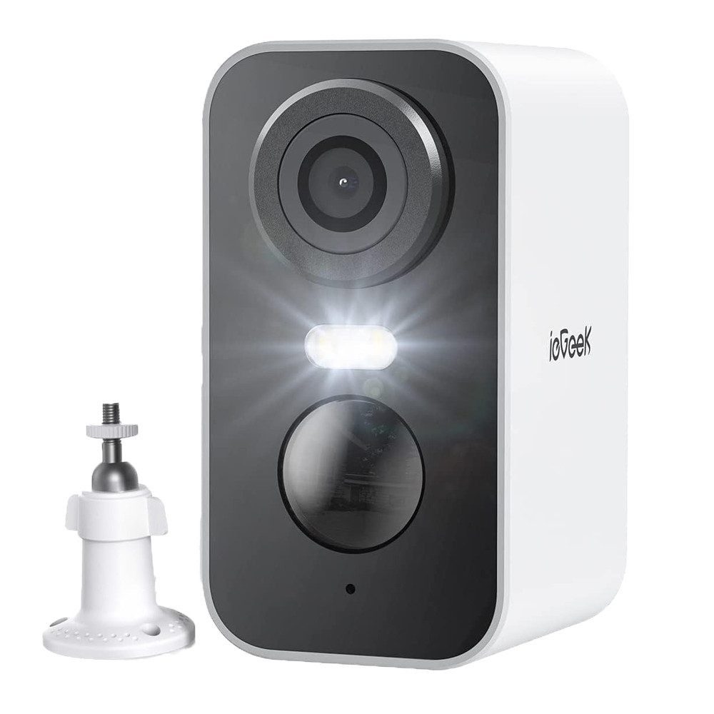 TWUFY Überwachungskamera Überwachungskamera 3MP HD Wifi Kamera mit Nachtsicht Indoor Kamera (Outdoor, Außenbereich, außen/innen, mit farbige Nachtsicht PIR-Bewegungserkennung, 1-tlg., Type C Lange Zeit Standby Cloud/Speicherkarte, 2-Wege Audio IP66 Wasser