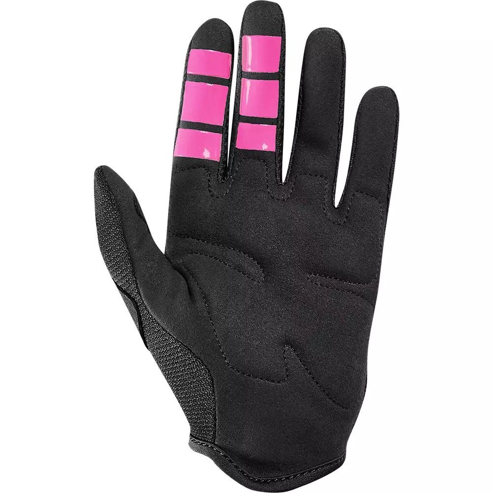 Schwarz/Pink Racing Fox Motorradhandschuhe Kids Dirtpaw Fox Kinder-S Handschuhe