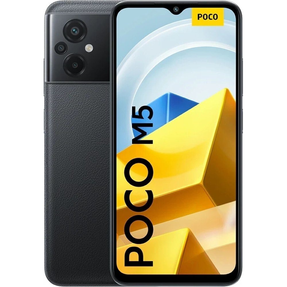 Xiaomi Poco M5 128 GB / 6 GB - Smartphone - schwarz Smartphone (6,6 ...